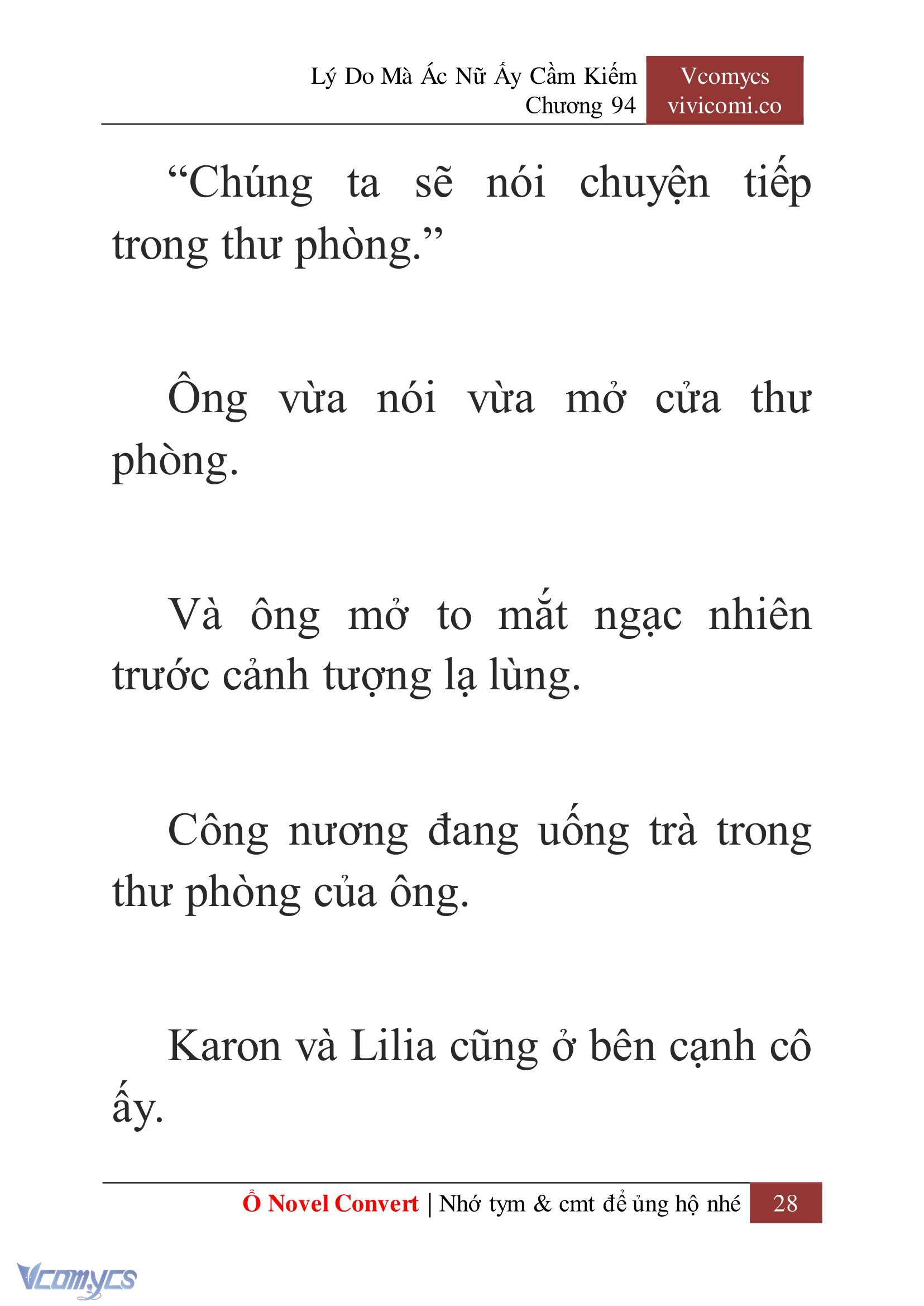 [Novel] Lý Do Mà Ác Nữ Ấy Cầm Kiếm Chap 94 - Next Chap 95