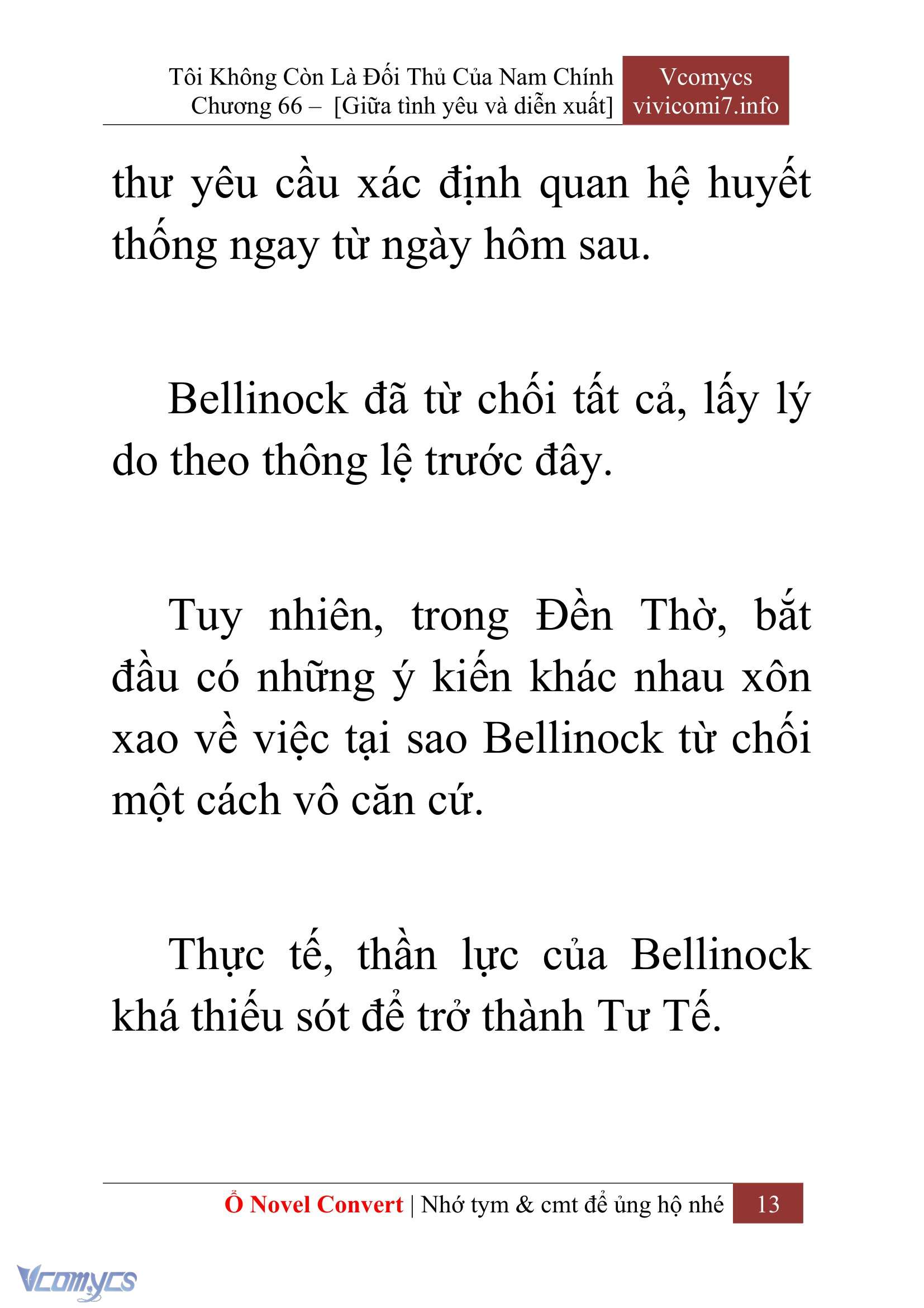 [Novel] Tôi Không Còn Là Đối Thủ Của Nam Chính Chap 66 - Trang 2