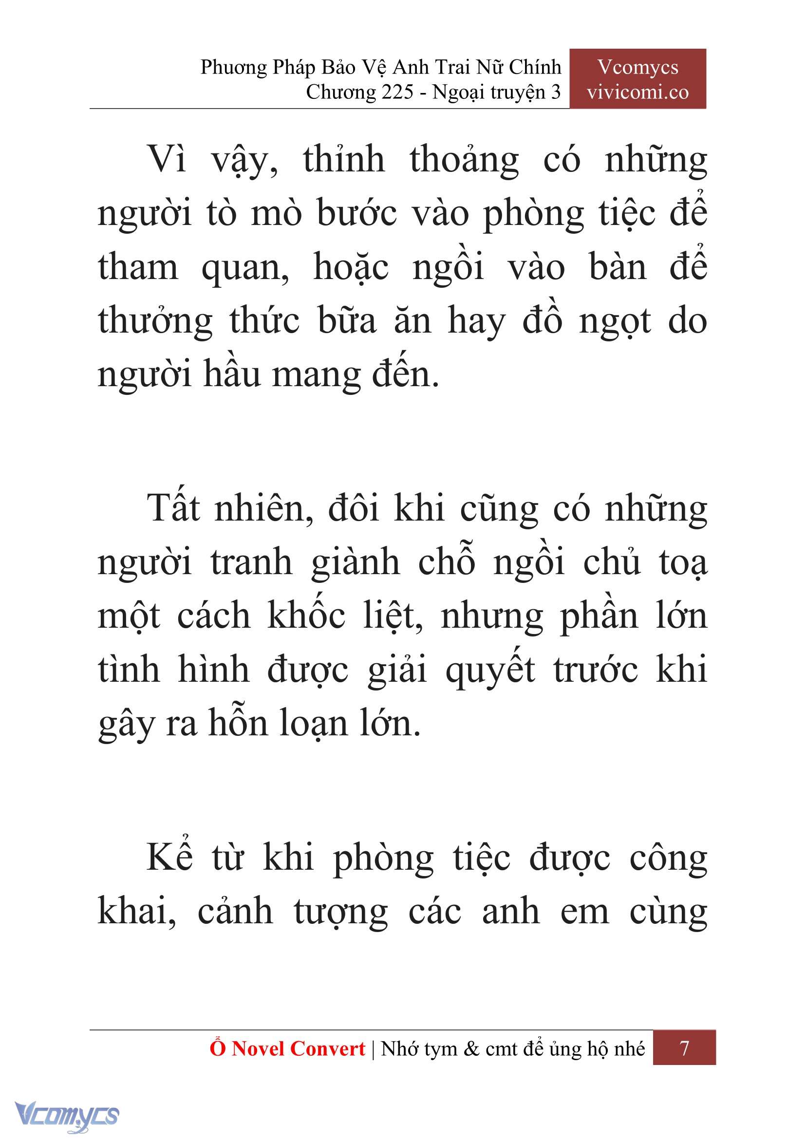 [Novel] Phương Pháp Bảo Vệ Anh Trai Nữ Chính Chap 225 - Trang 2