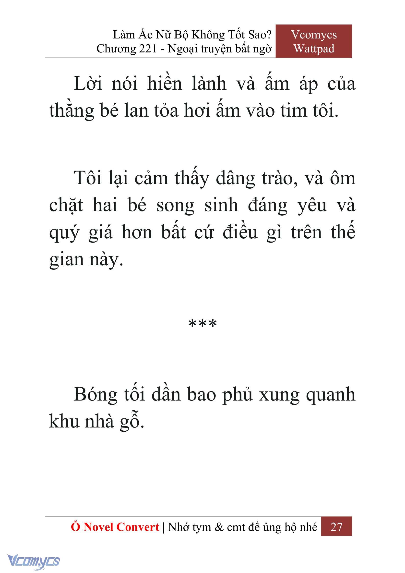 [Novel] Làm Ác Nữ Bộ Không Tốt Sao? Chap 221 - Trang 2