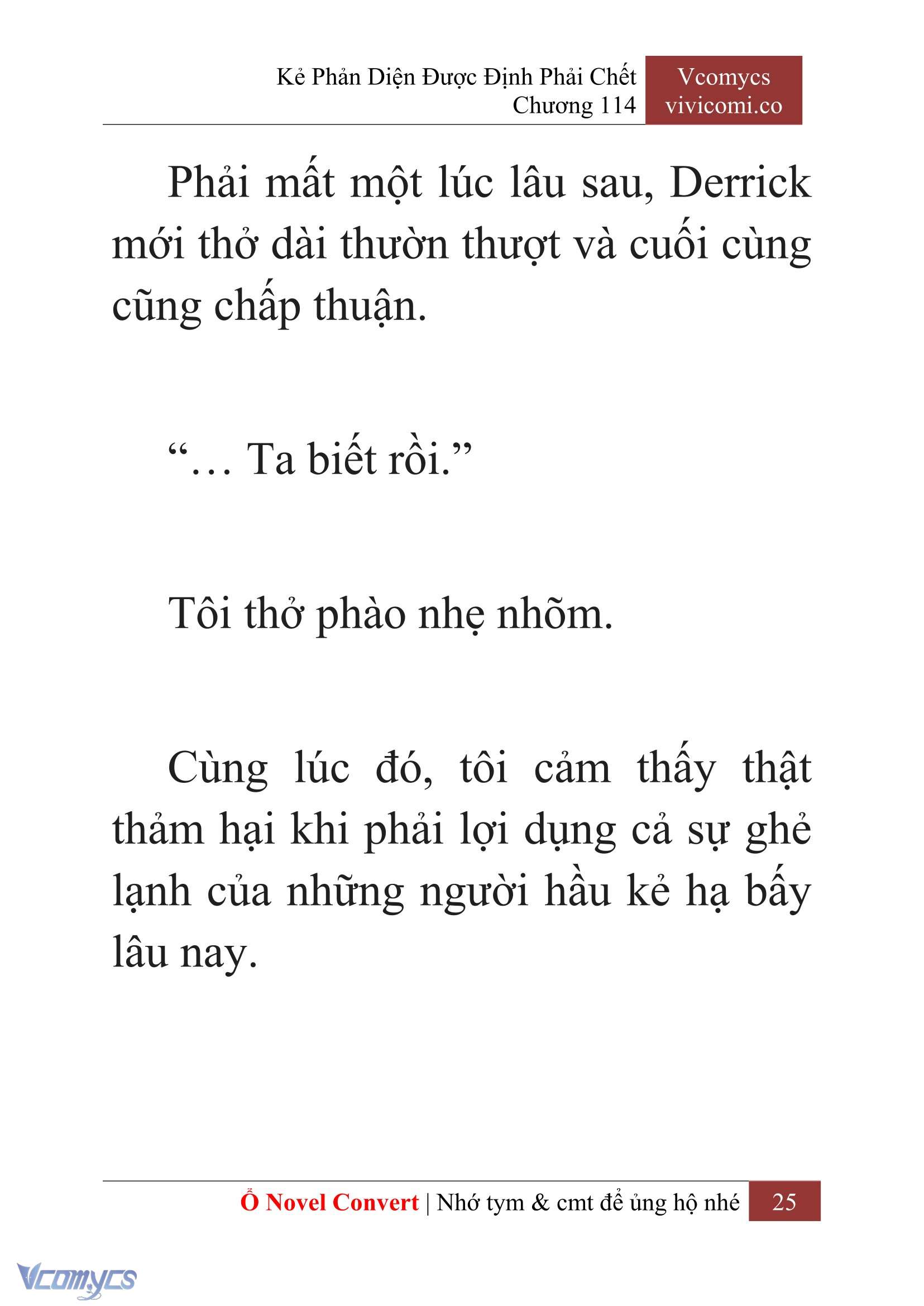 [Novel] Kẻ Phản Diện Được Định Phải Chết Chap 114 - Trang 2
