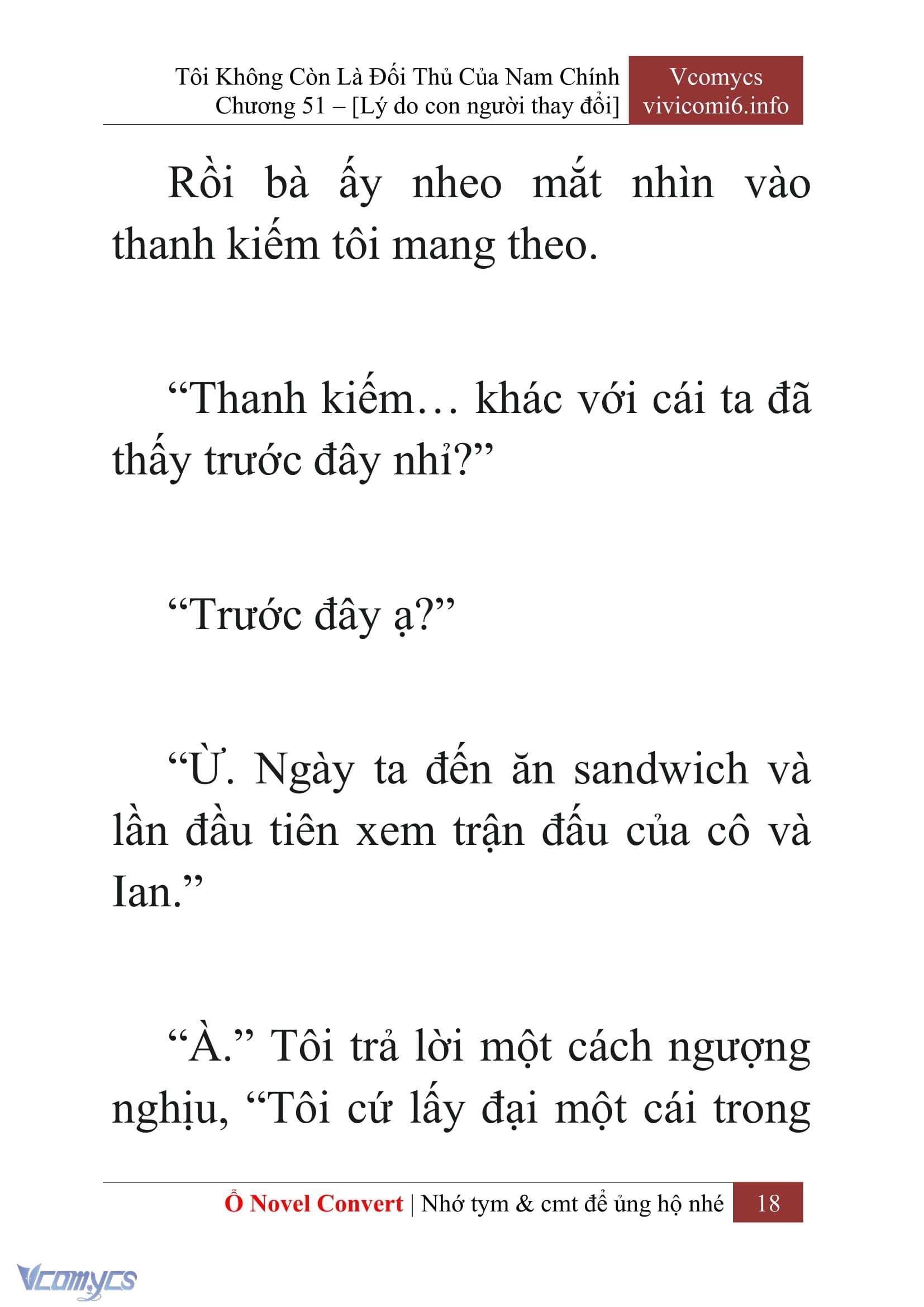 [Novel] Tôi Không Còn Là Đối Thủ Của Nam Chính Chap 51 - Trang 2