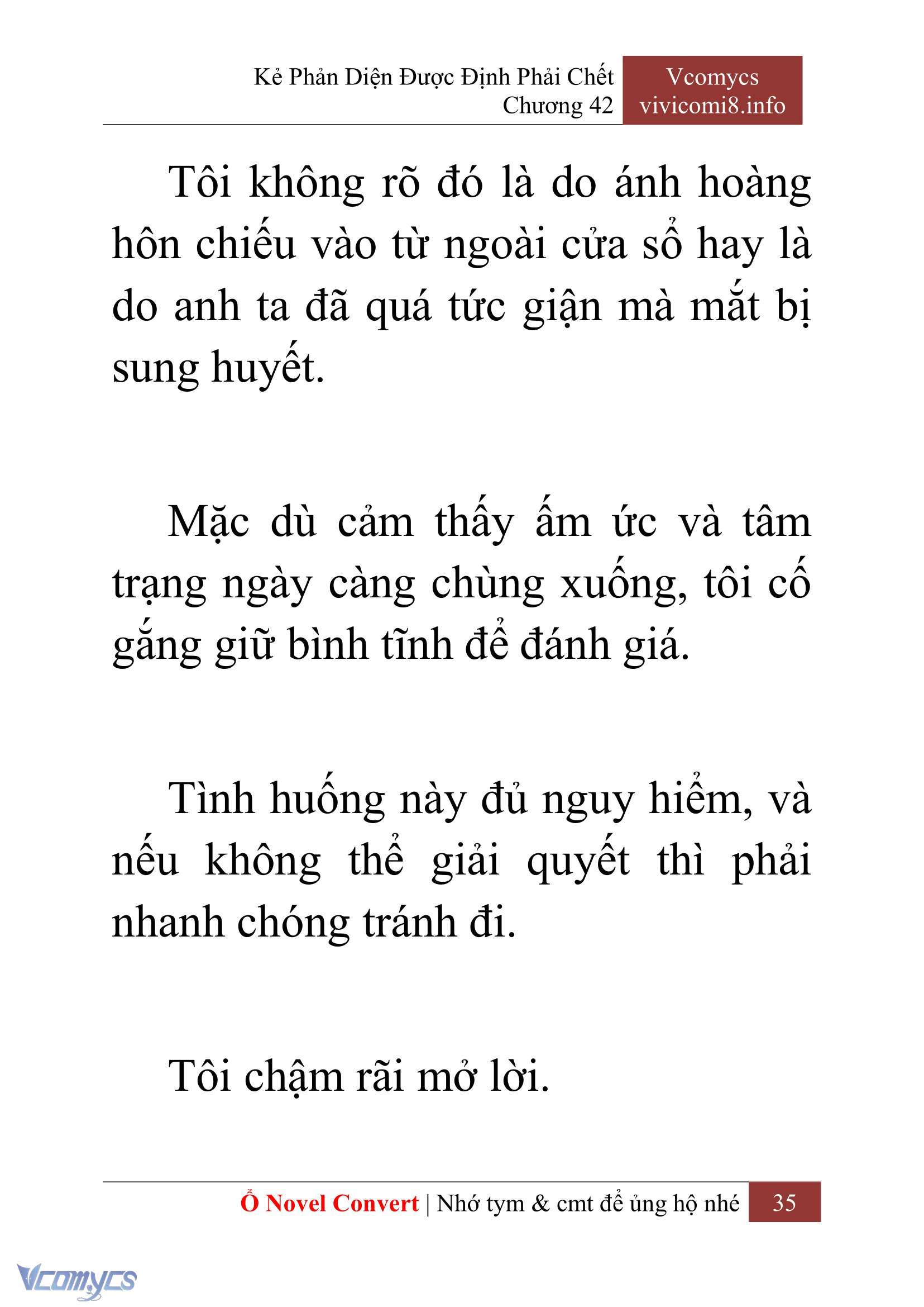 [Novel] Kẻ Phản Diện Được Định Phải Chết Chap 42 - Next Chap 43
