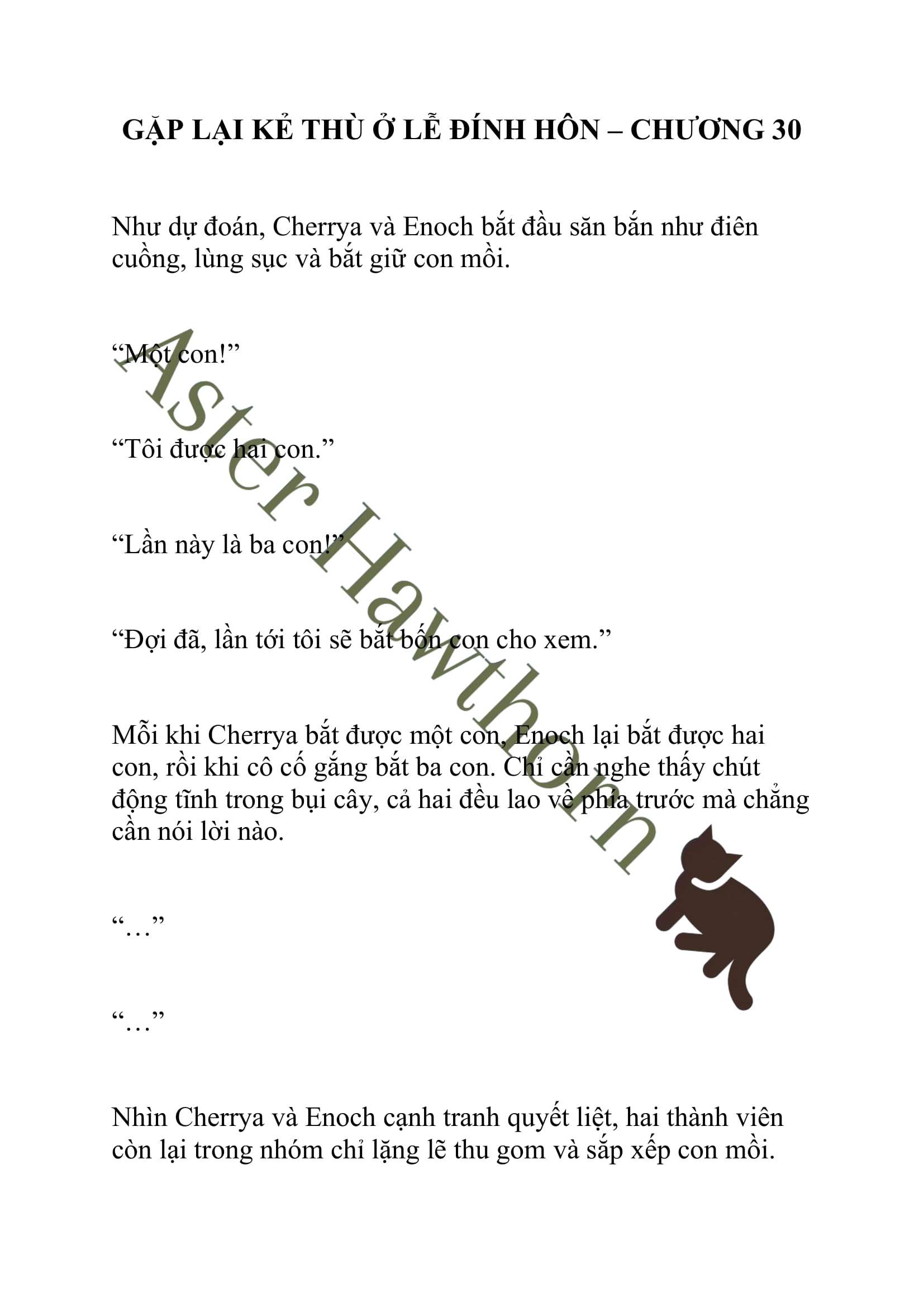 [NOVEL] Gặp Lại Kẻ Thù Ở Lễ Đính Hôn Chap 30 - Next Chap 31