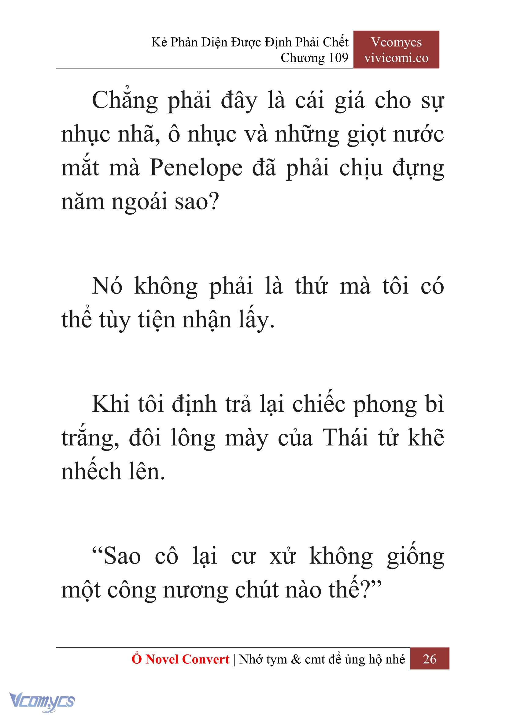 [Novel] Kẻ Phản Diện Được Định Phải Chết Chap 109 - Trang 2