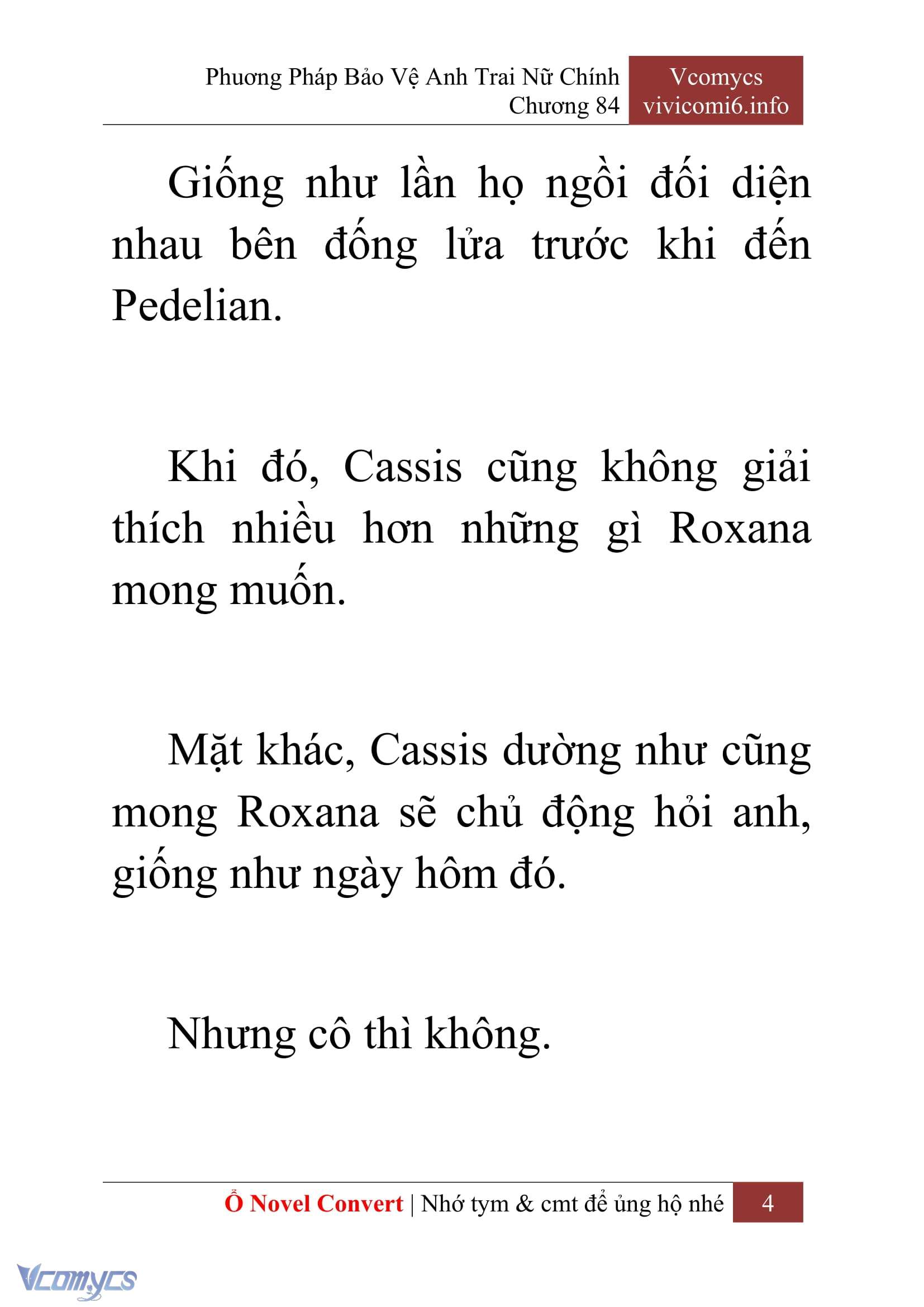 [Novel] Phương Pháp Bảo Vệ Anh Trai Nữ Chính Chap 84 - Trang 2