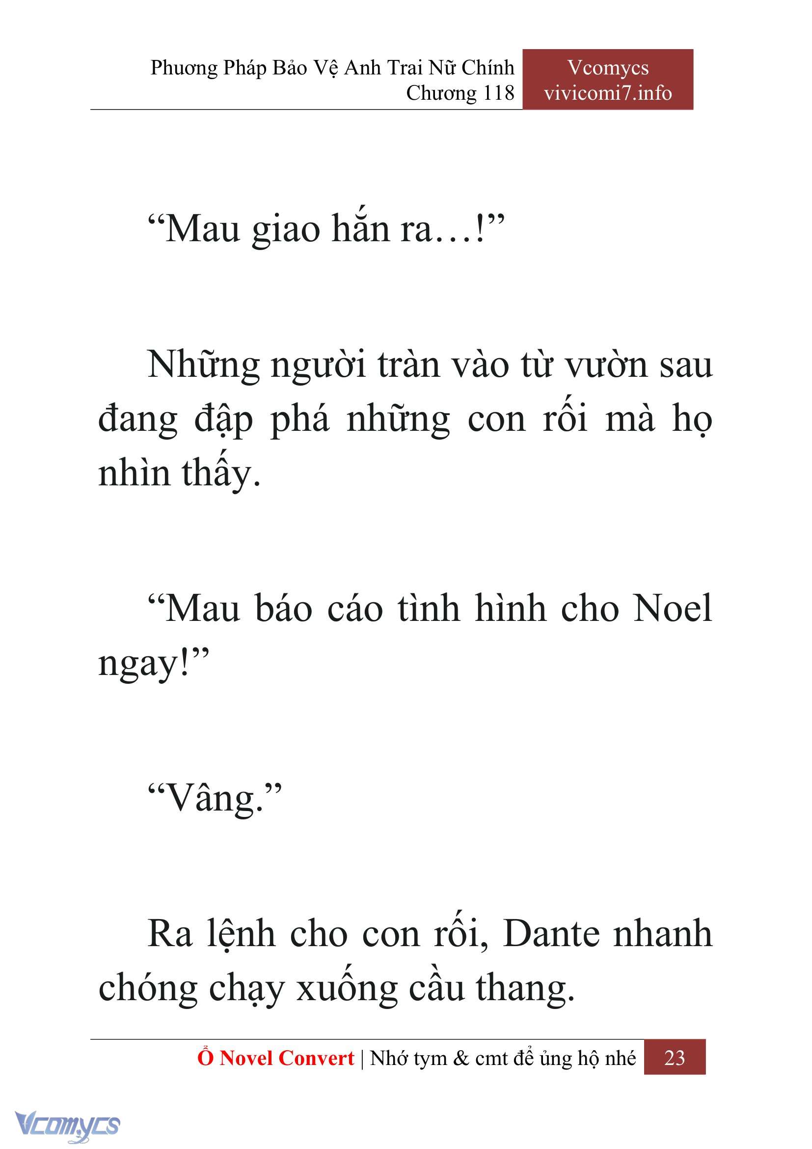 [Novel] Phương Pháp Bảo Vệ Anh Trai Nữ Chính Chap 118 - Trang 2