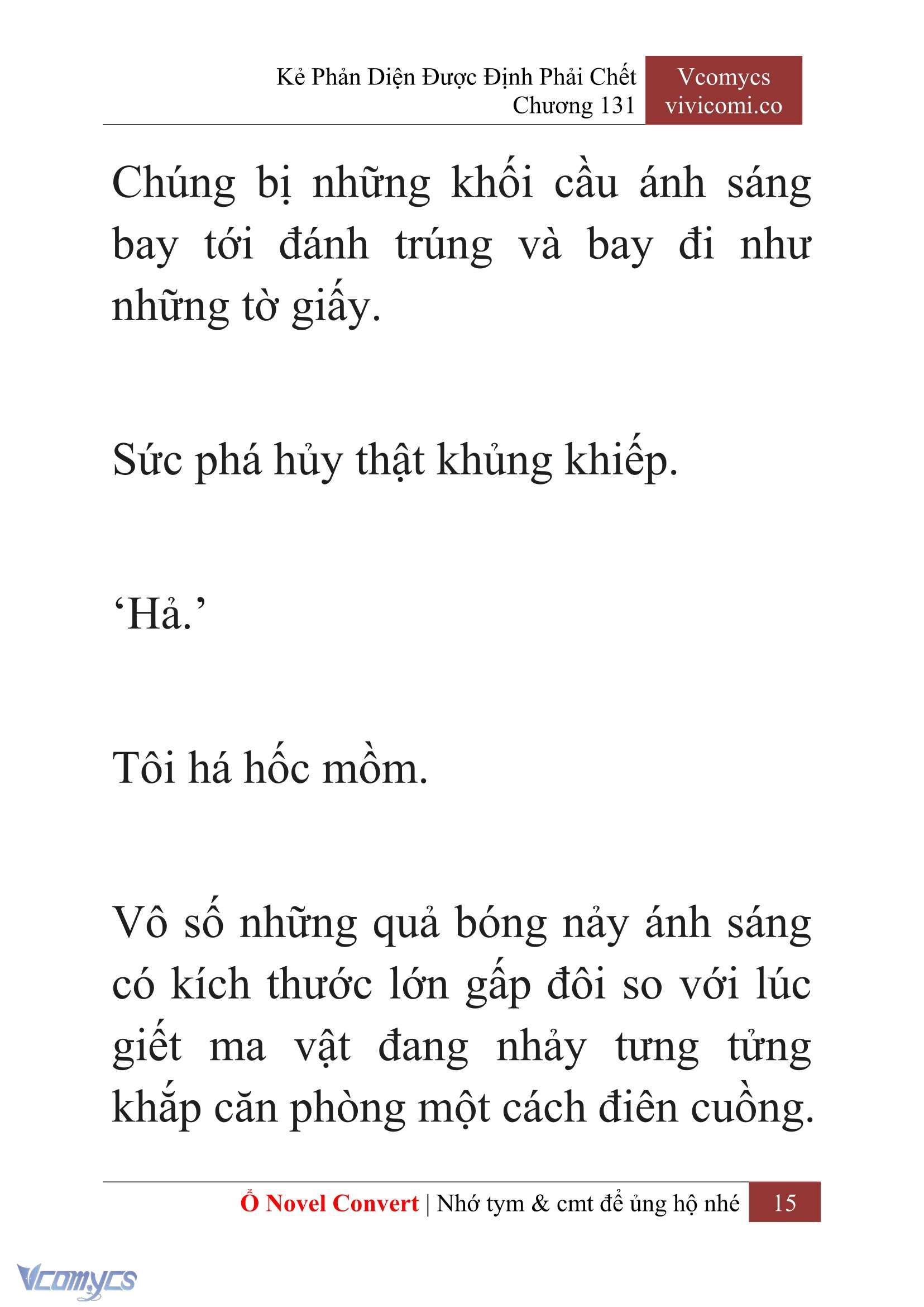 [Novel] Kẻ Phản Diện Được Định Phải Chết Chap 131 - Trang 2