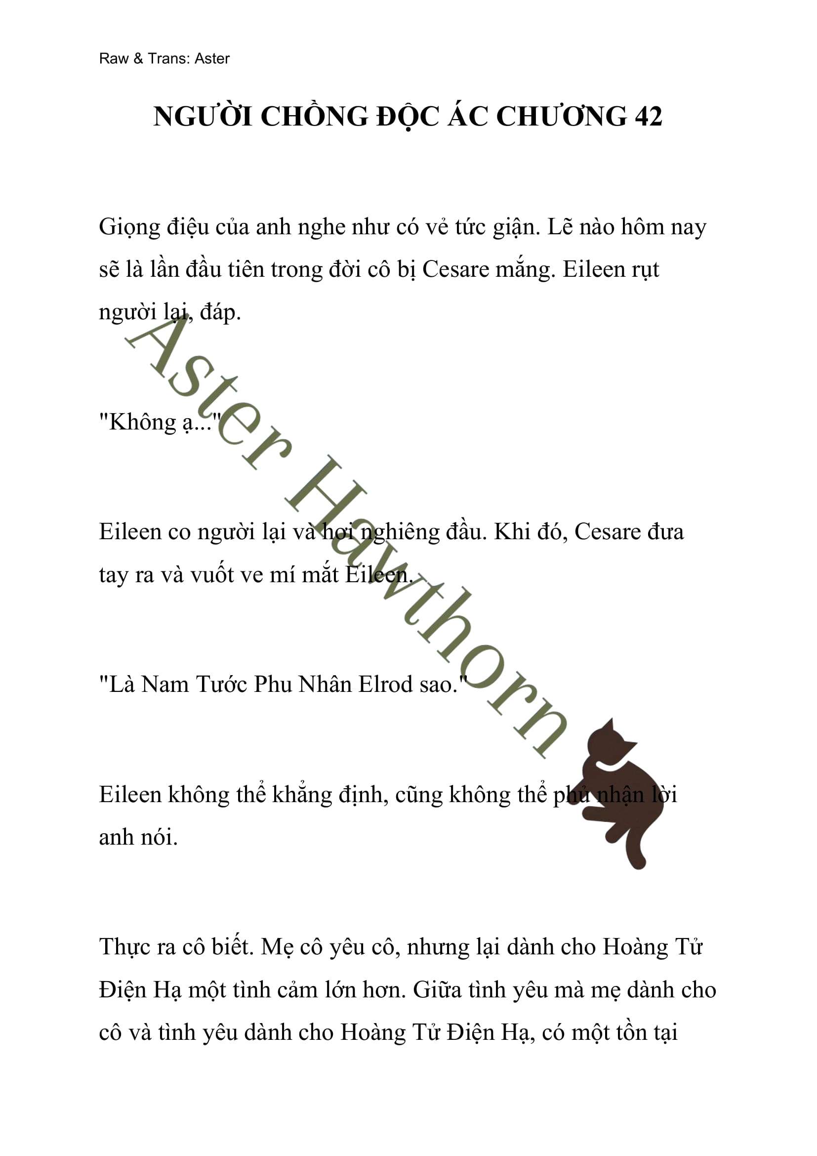 [NOVEL] Người Chồng Độc Ác Chap 42 - Trang 2