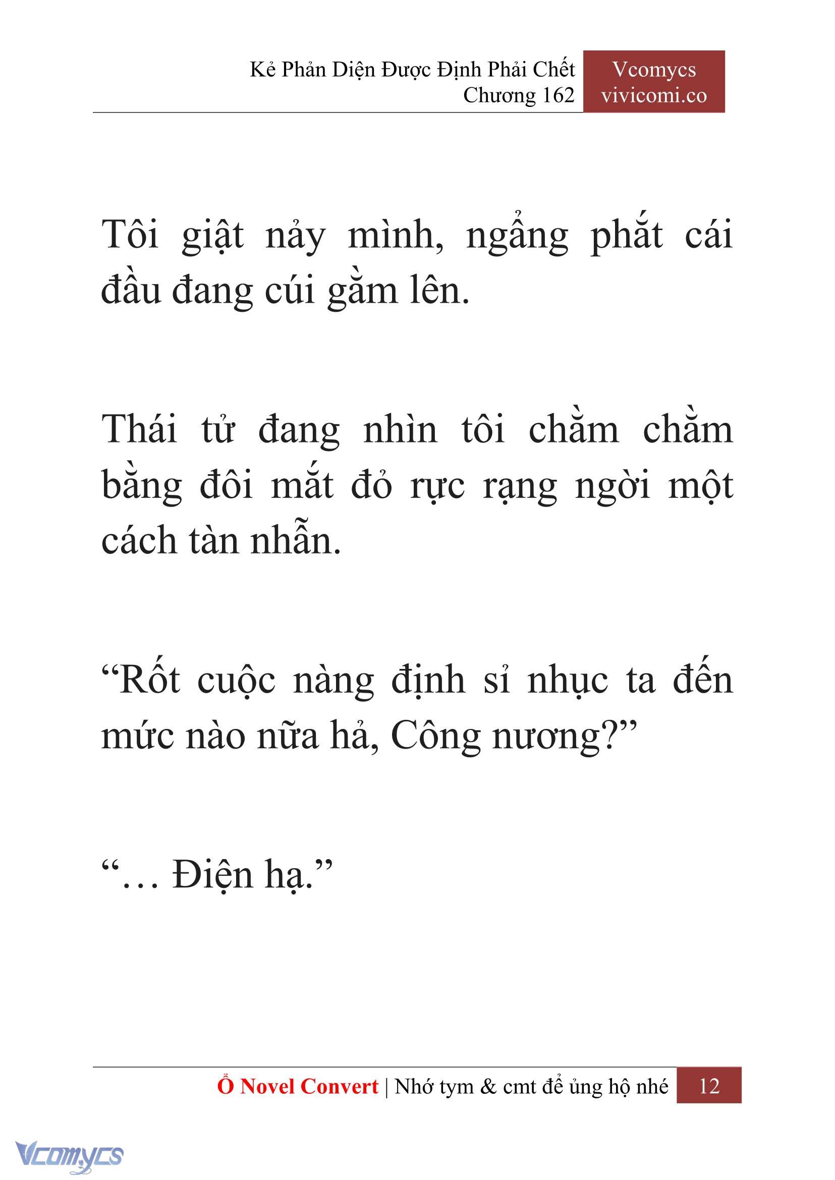 [Novel] Kẻ Phản Diện Được Định Phải Chết Chap 162 - Next Chap 163