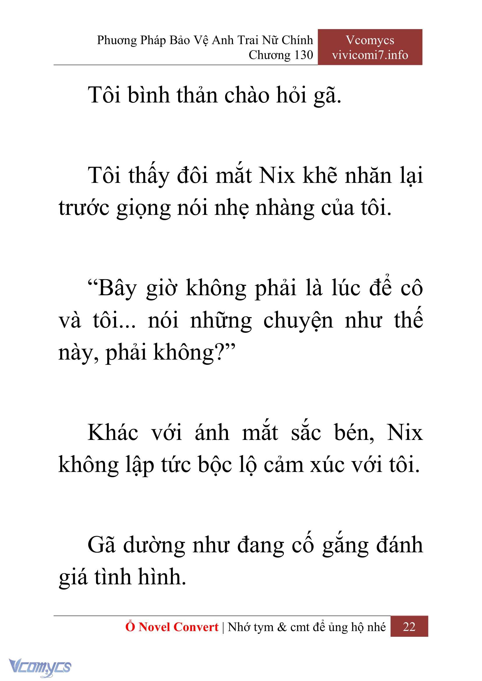 [Novel] Phương Pháp Bảo Vệ Anh Trai Nữ Chính Chap 130 - Next Chap 131