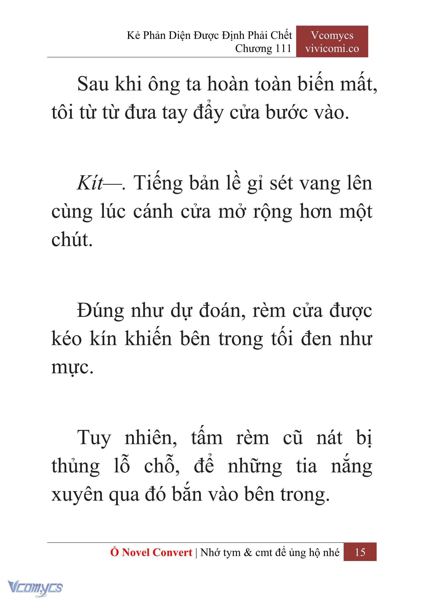 [Novel] Kẻ Phản Diện Được Định Phải Chết Chap 111 - Trang 2