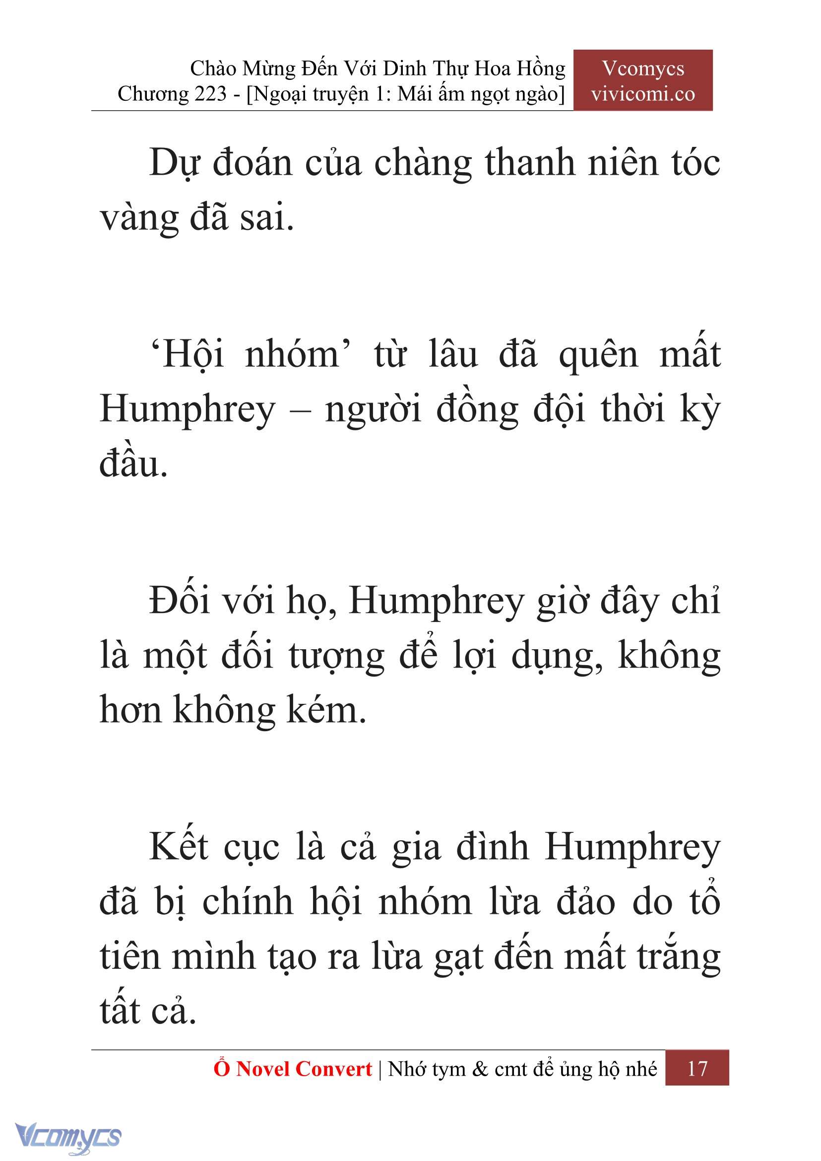 [Novel] Chào Mừng Đến Với Dinh Thự Hoa Hồng Chap 223 - Trang 2