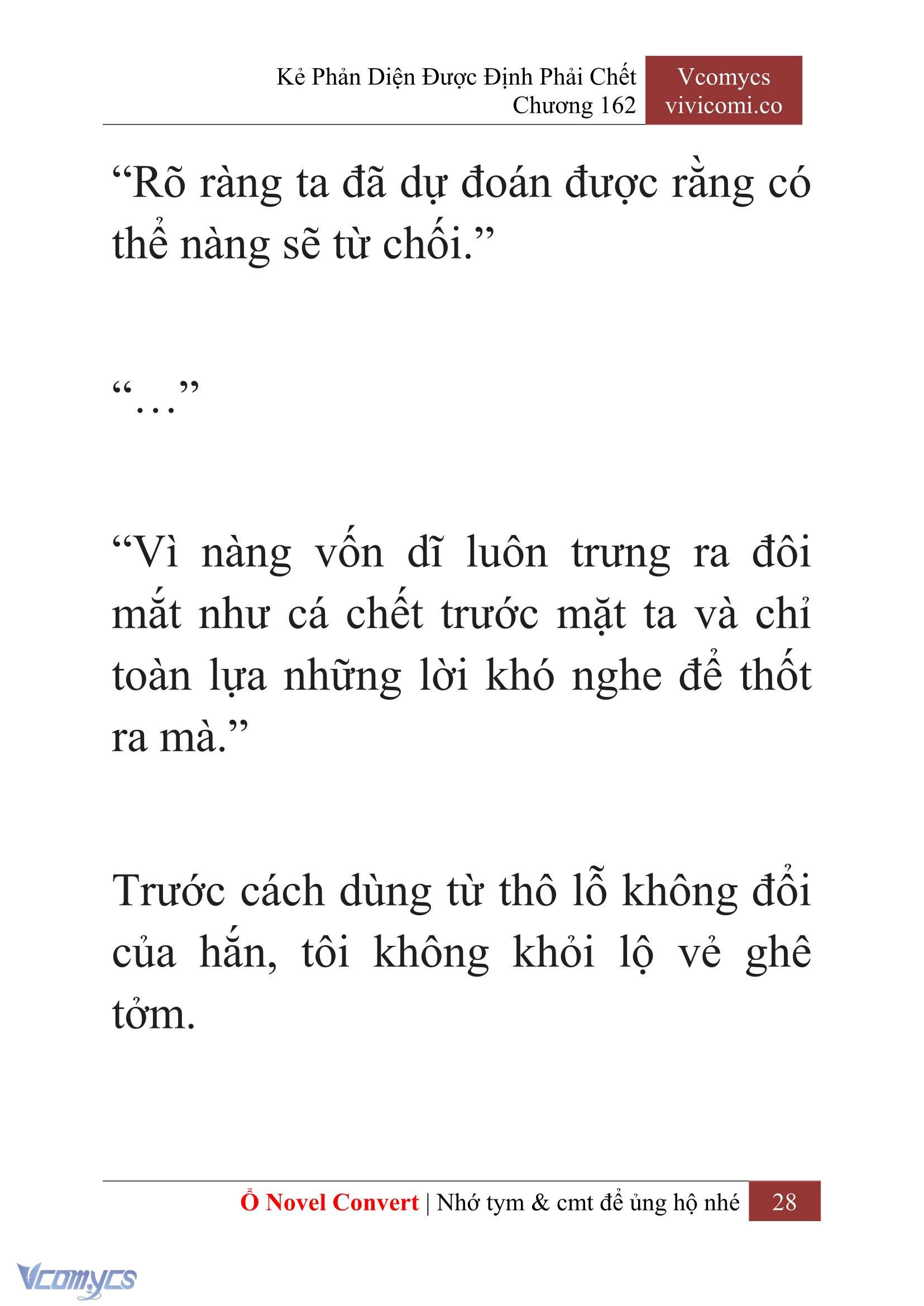 [Novel] Kẻ Phản Diện Được Định Phải Chết Chap 162 - Next Chap 163