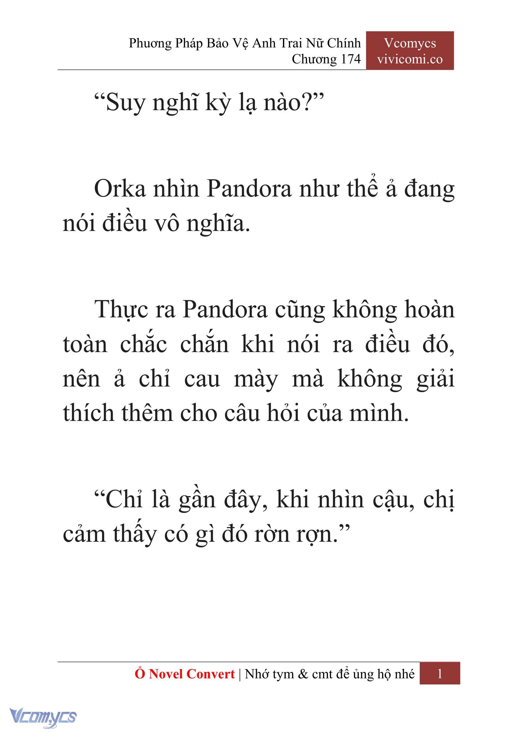 [Novel] Phương Pháp Bảo Vệ Anh Trai Nữ Chính Chap 174 - Trang 2
