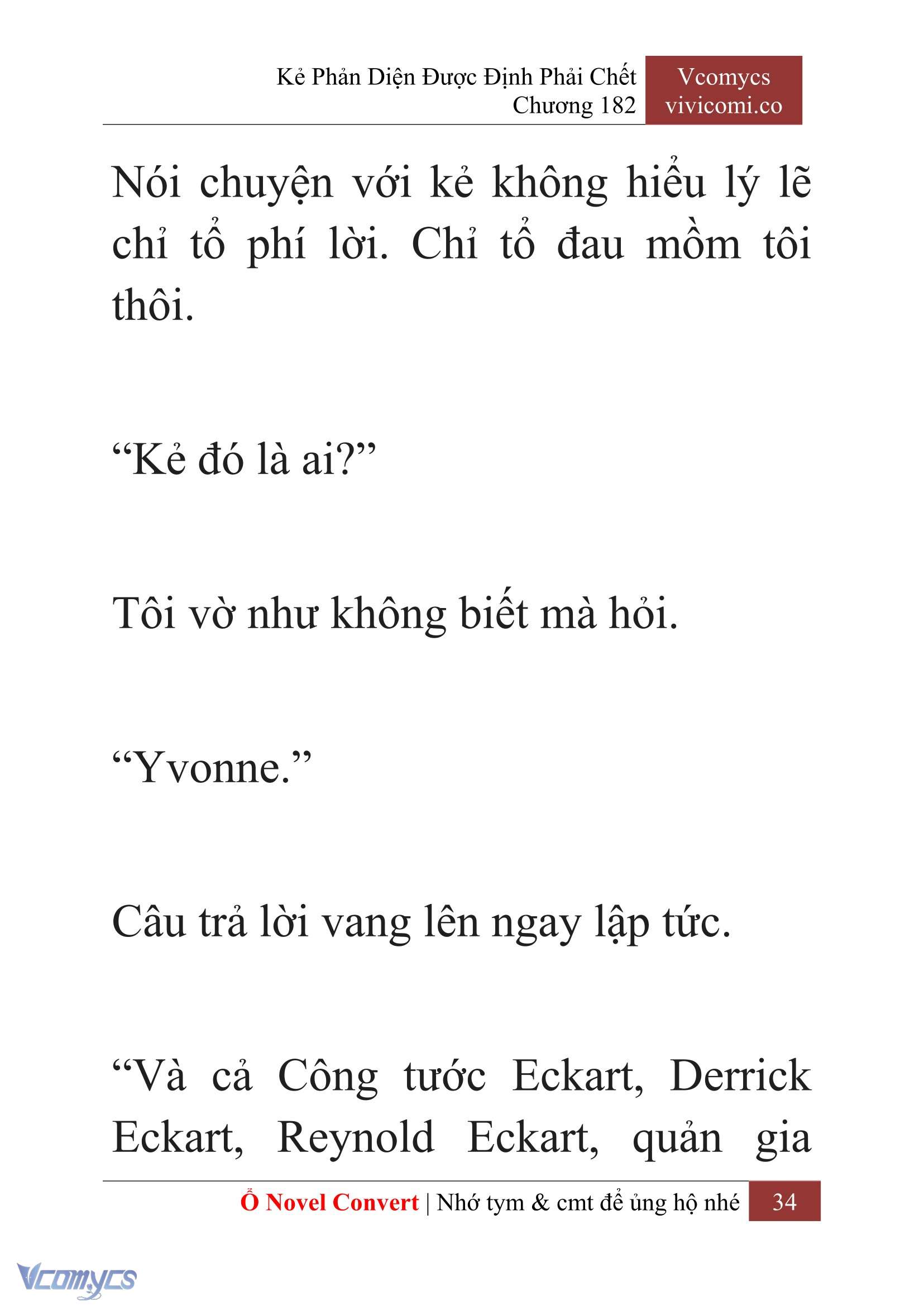 [Novel] Kẻ Phản Diện Được Định Phải Chết Chap 182 - Trang 2