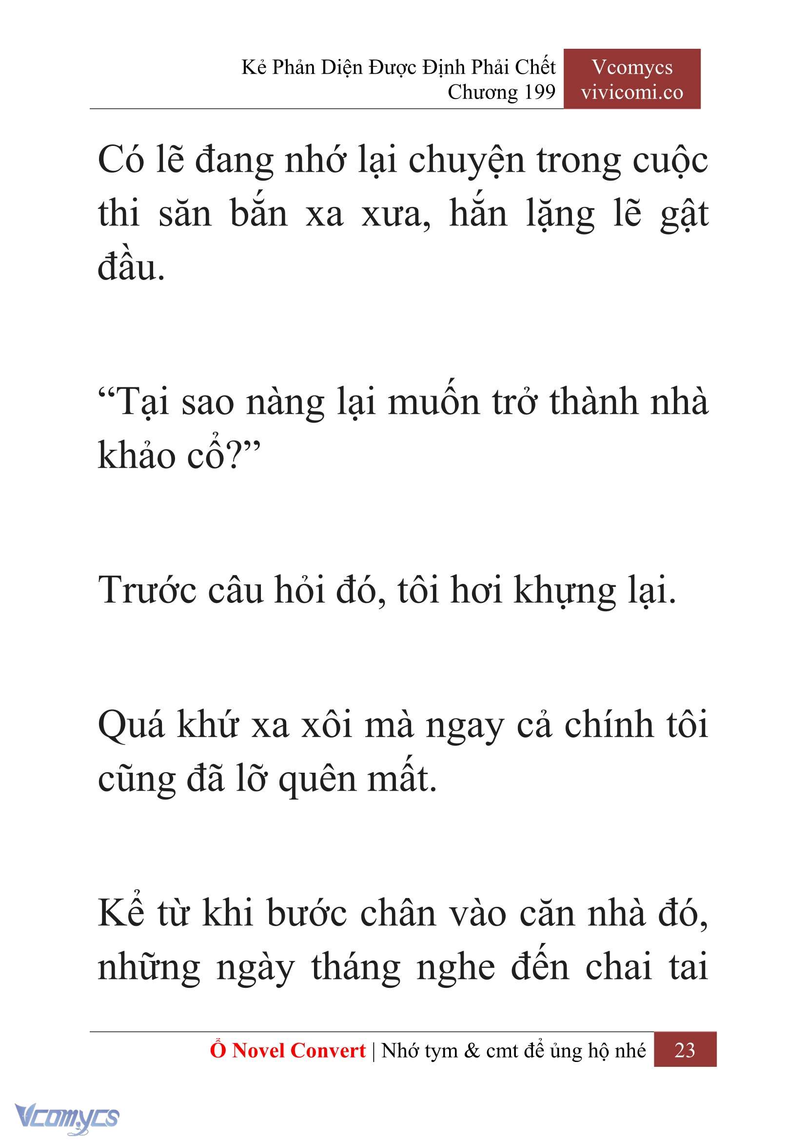 [Novel] Kẻ Phản Diện Được Định Phải Chết Chap 199 - Trang 2