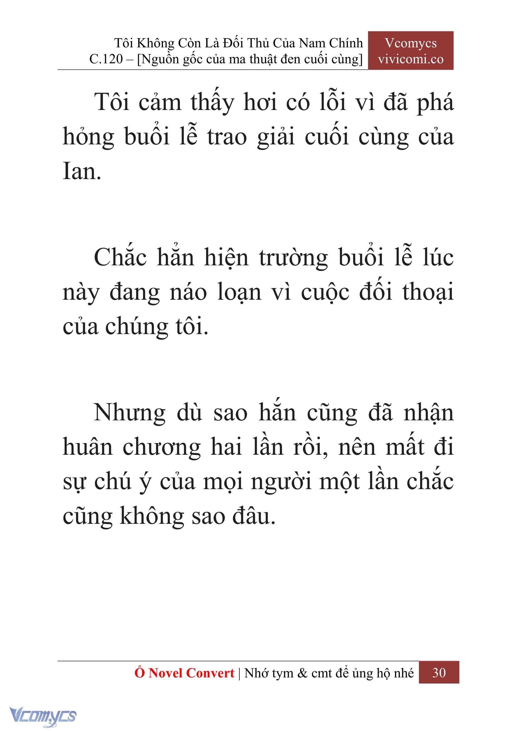 [Novel] Tôi Không Còn Là Đối Thủ Của Nam Chính Chap 120 - Trang 2