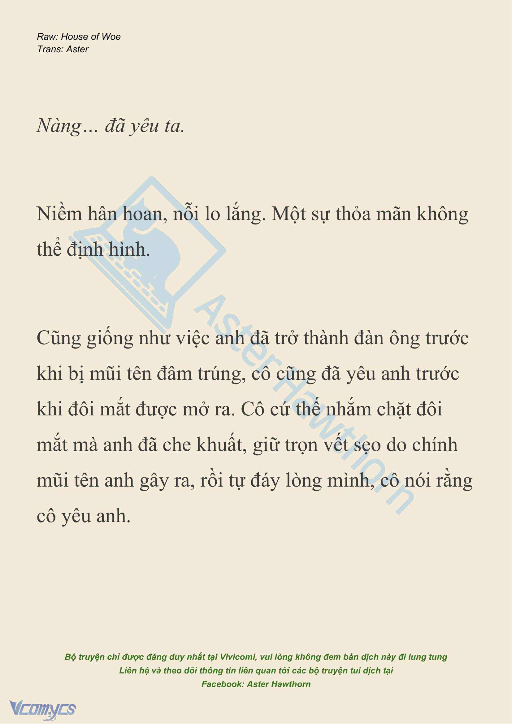 [NOVEL] Dành Cho Các Nữ Thần: Dành cho Psyche Chap 25 - Trang 2
