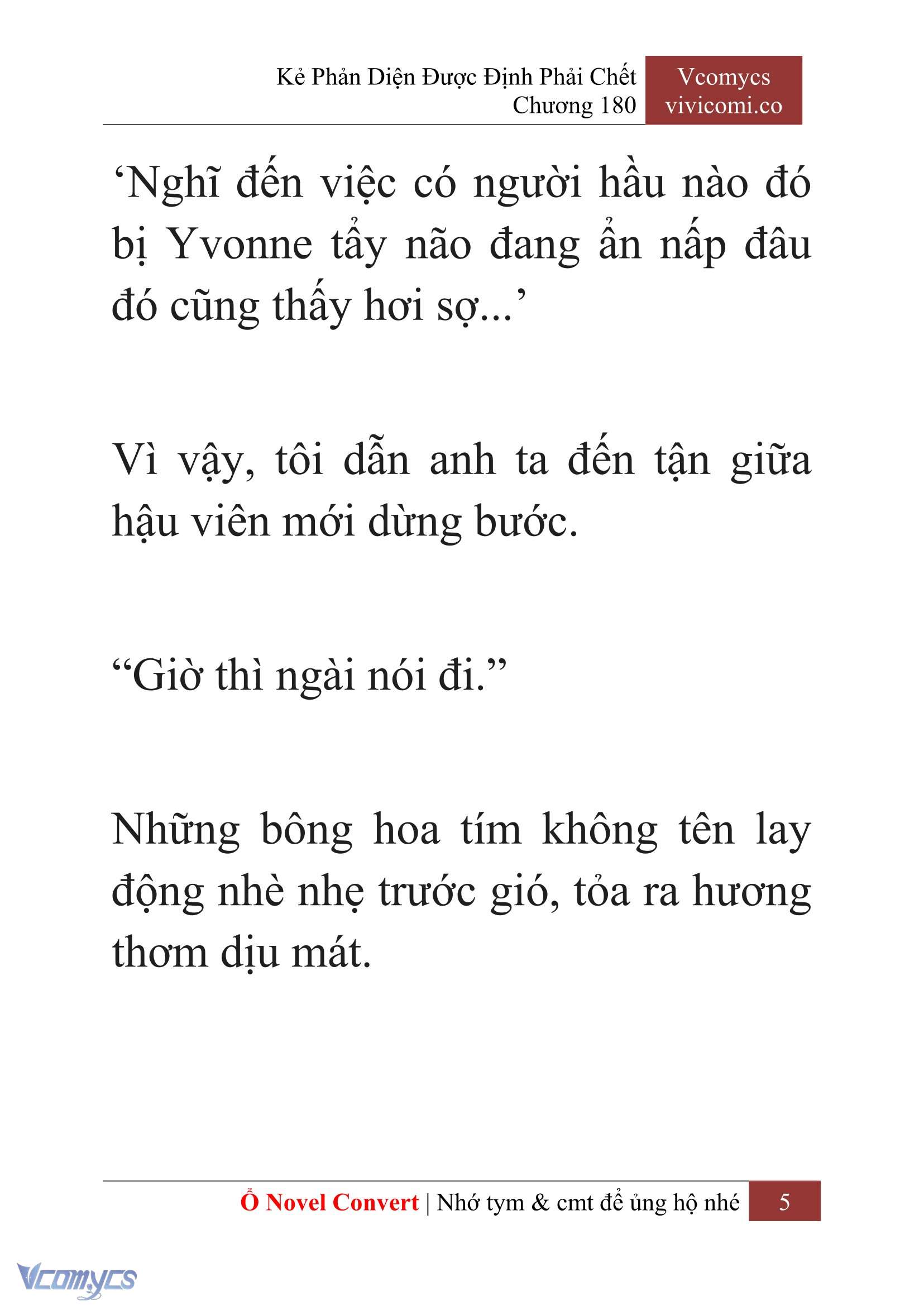 [Novel] Kẻ Phản Diện Được Định Phải Chết Chap 180 - Trang 2