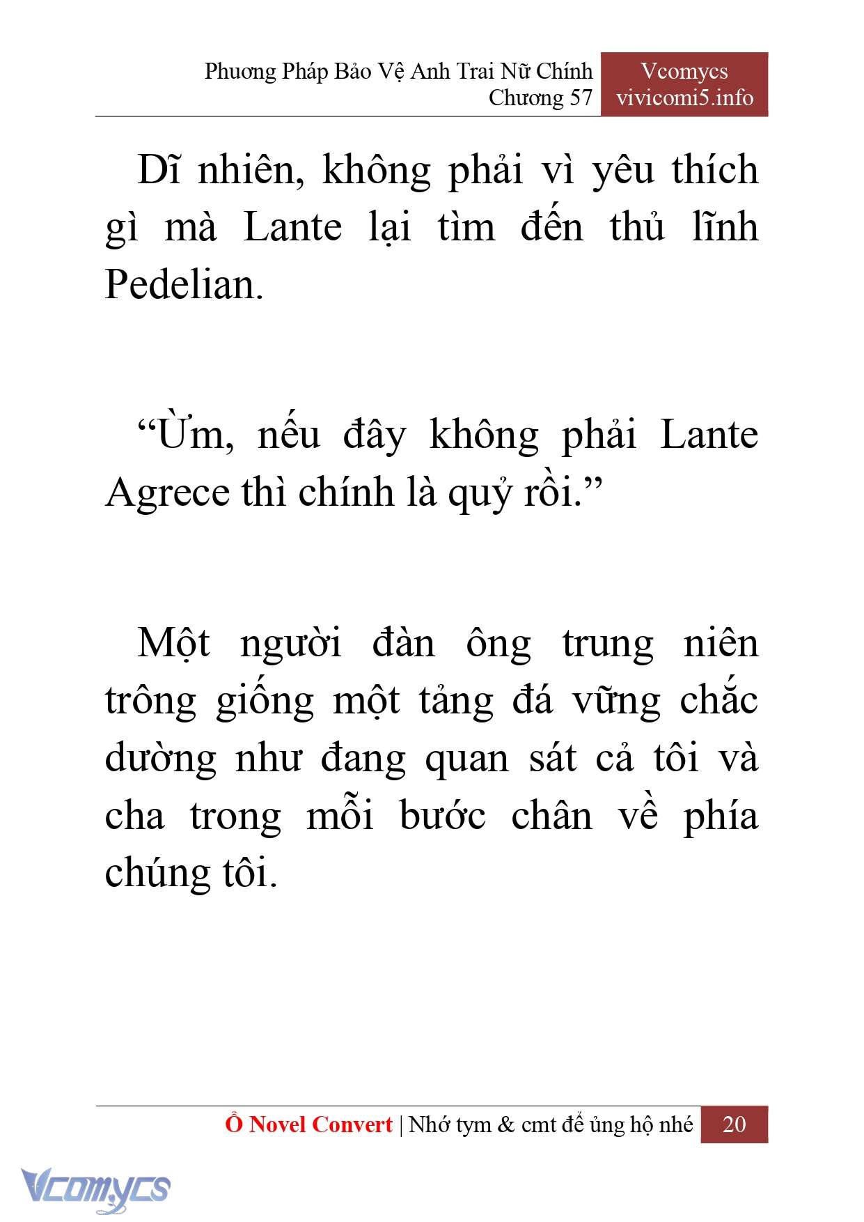 [Novel] Phương Pháp Bảo Vệ Anh Trai Nữ Chính Chap 57 - Trang 2