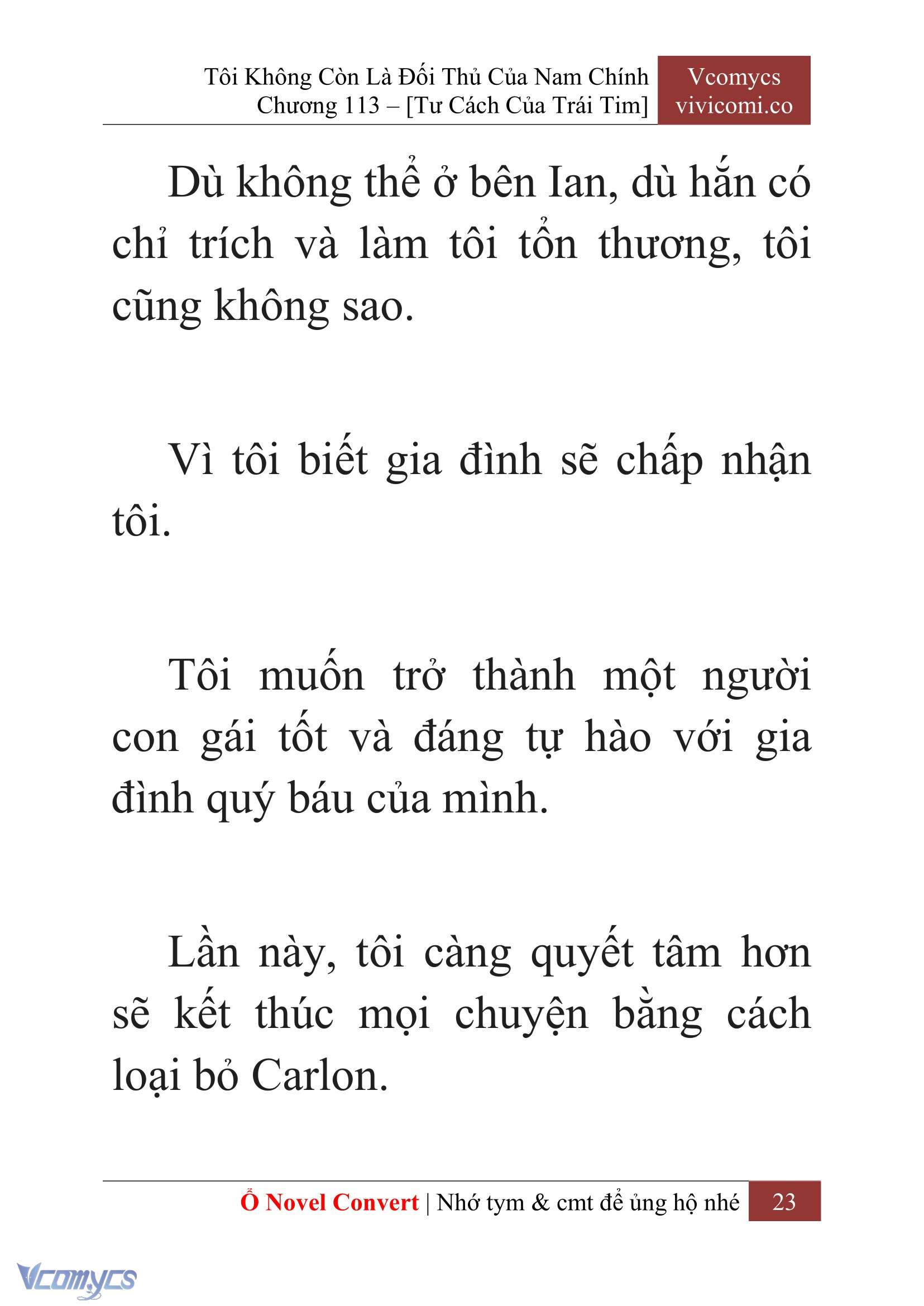 [Novel] Tôi Không Còn Là Đối Thủ Của Nam Chính Chap 113 - Trang 2