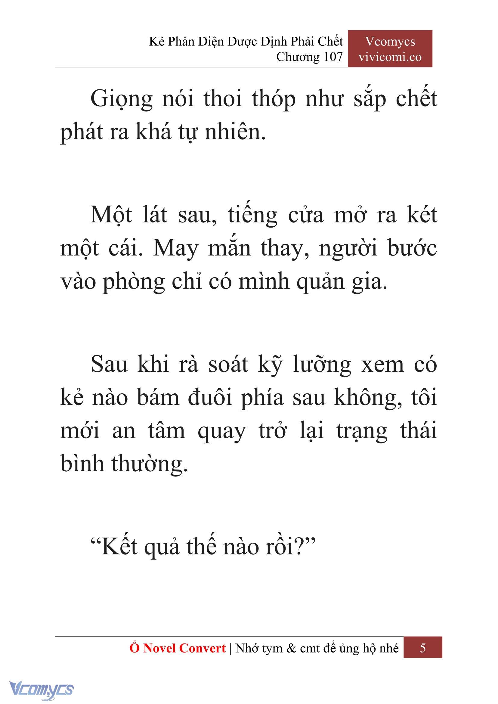 [Novel] Kẻ Phản Diện Được Định Phải Chết Chap 107 - Trang 2