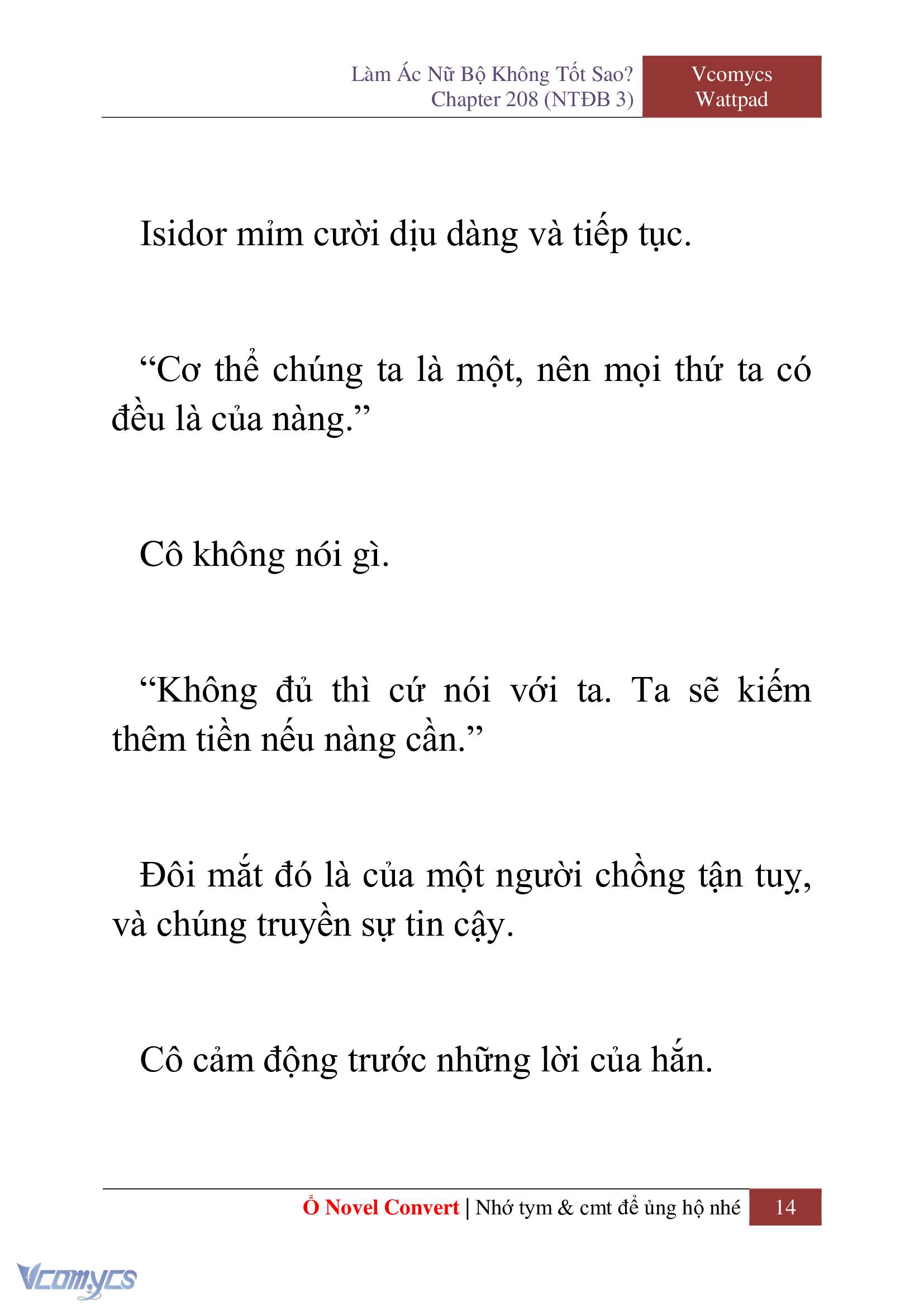 [Novel] Làm Ác Nữ Bộ Không Tốt Sao? Chap 208 - Trang 2