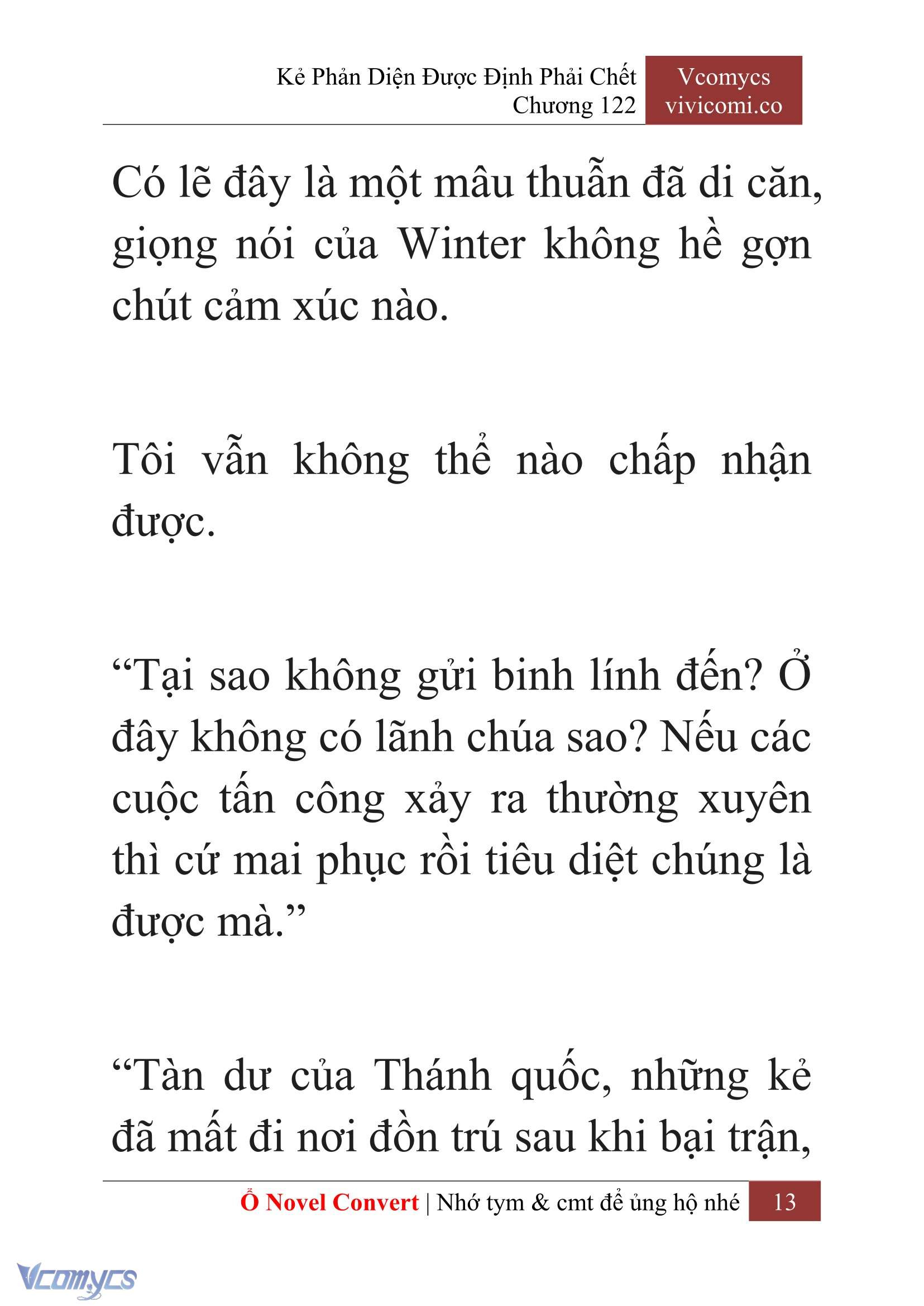 [Novel] Kẻ Phản Diện Được Định Phải Chết Chap 122 - Next Chap 123