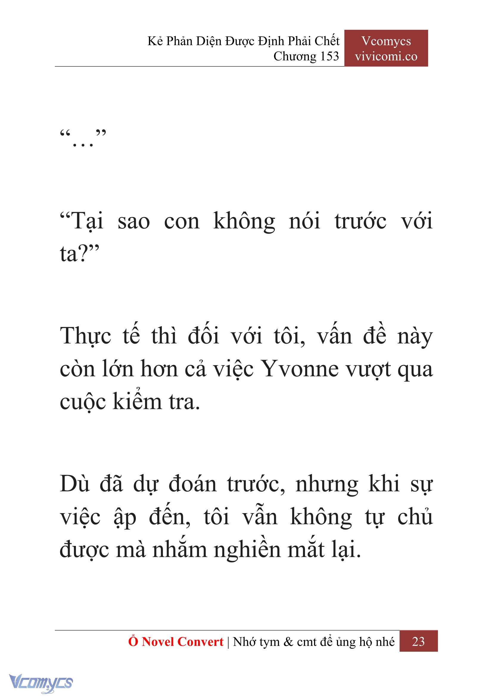 [Novel] Kẻ Phản Diện Được Định Phải Chết Chap 153 - Trang 2