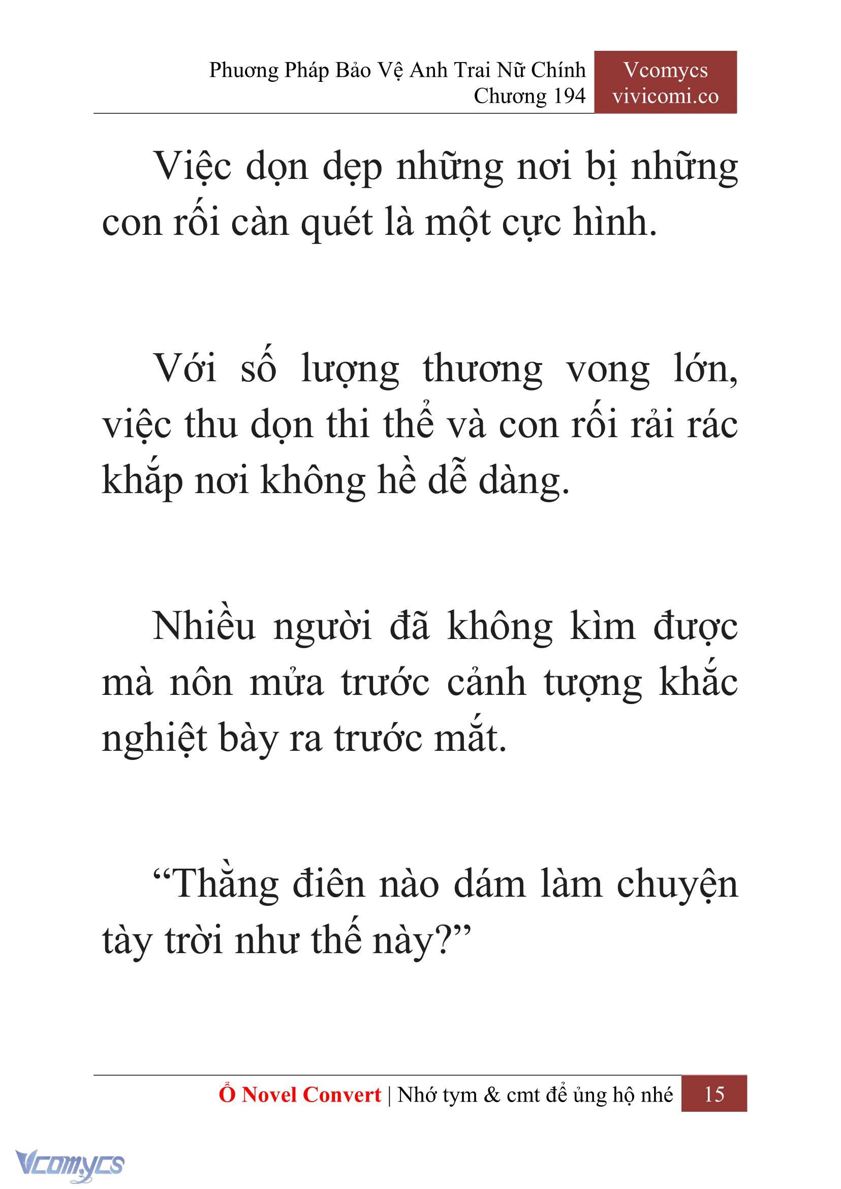 [Novel] Phương Pháp Bảo Vệ Anh Trai Nữ Chính Chap 194 - Trang 2
