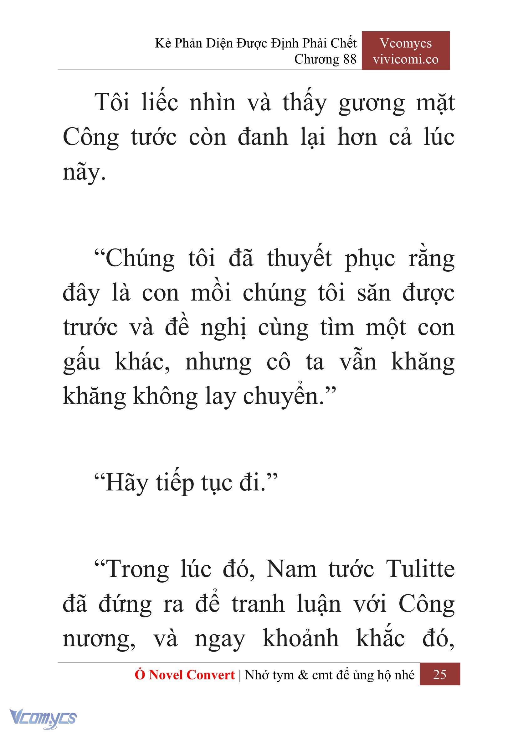 [Novel] Kẻ Phản Diện Được Định Phải Chết Chap 88 - Trang 2