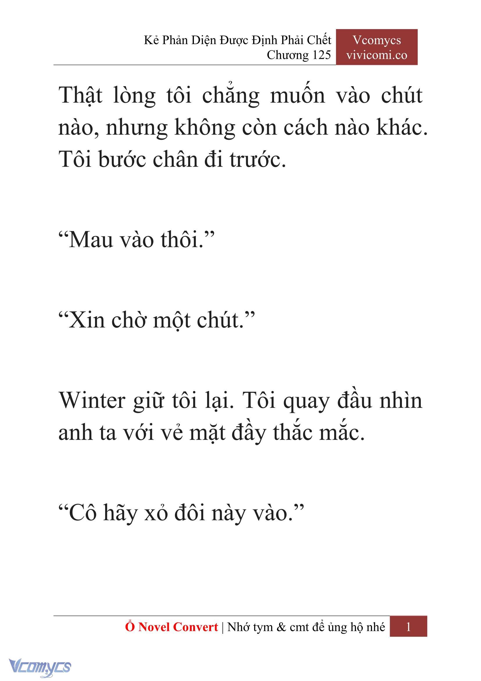 [Novel] Kẻ Phản Diện Được Định Phải Chết Chap 125 - Trang 2