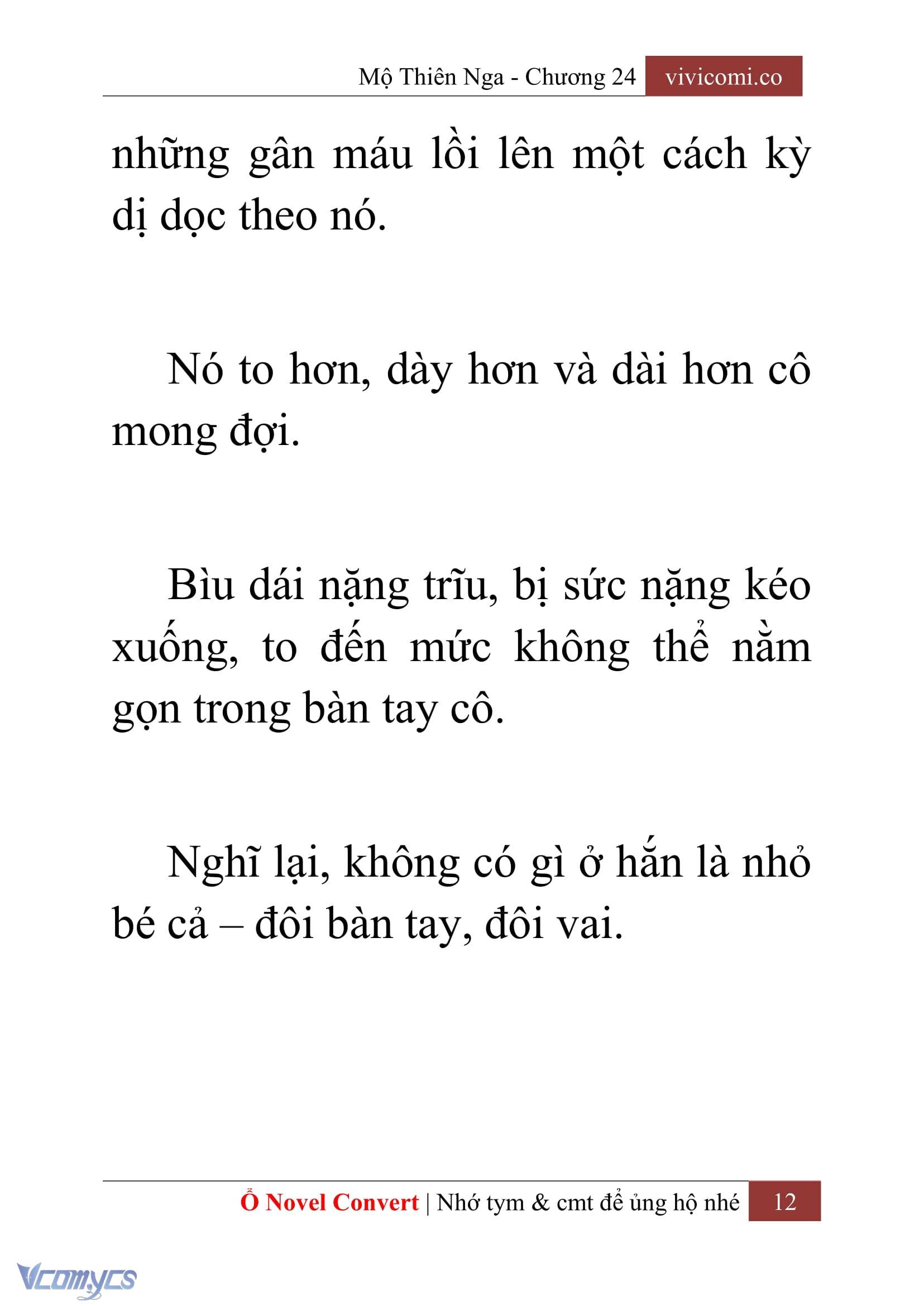 [Novel] Mộ Thiên Nga Chap 24 - Next Chap 25