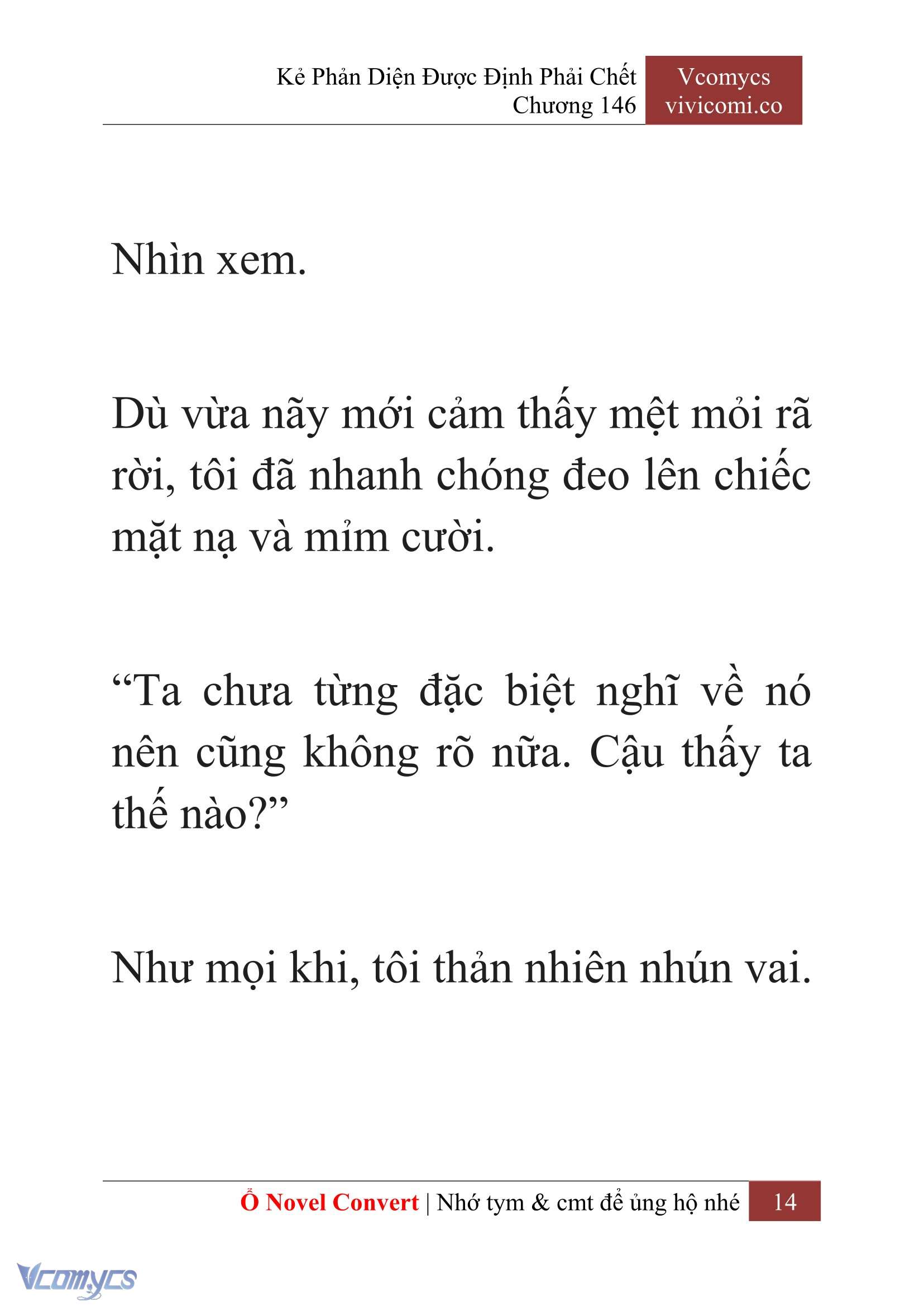 [Novel] Kẻ Phản Diện Được Định Phải Chết Chap 146 - Trang 2