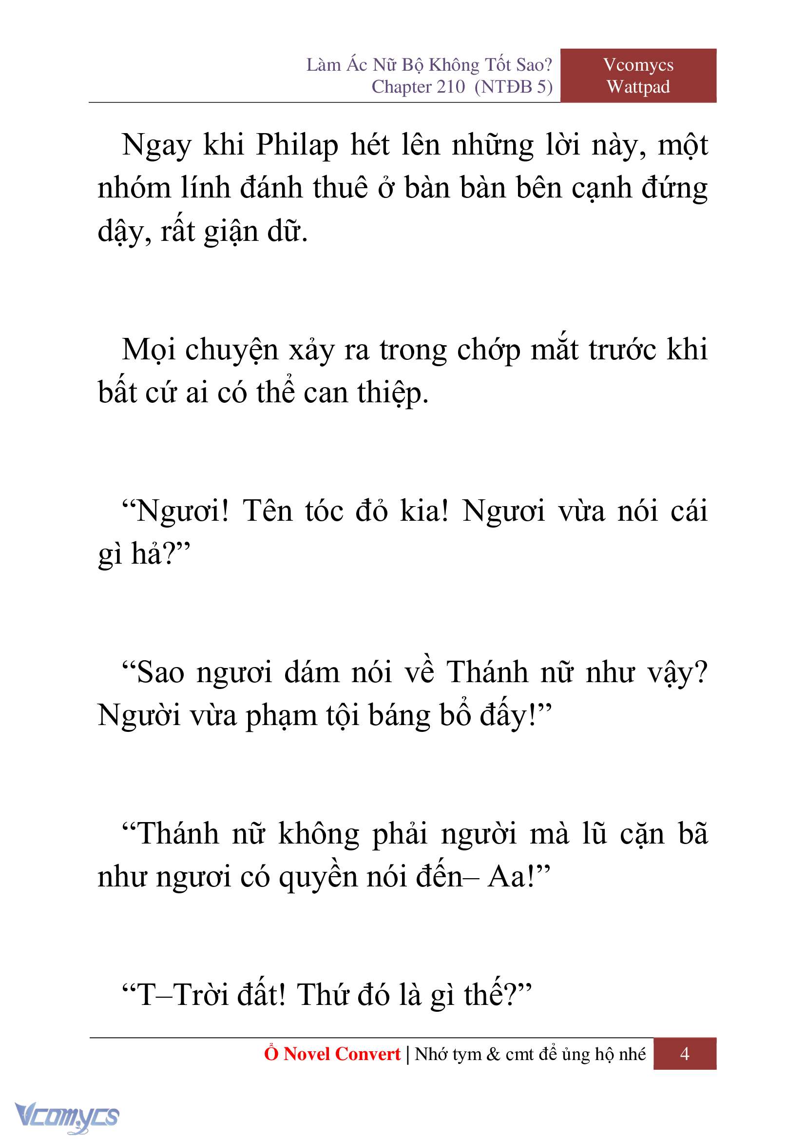 [Novel] Làm Ác Nữ Bộ Không Tốt Sao? Chap 210 - Trang 2