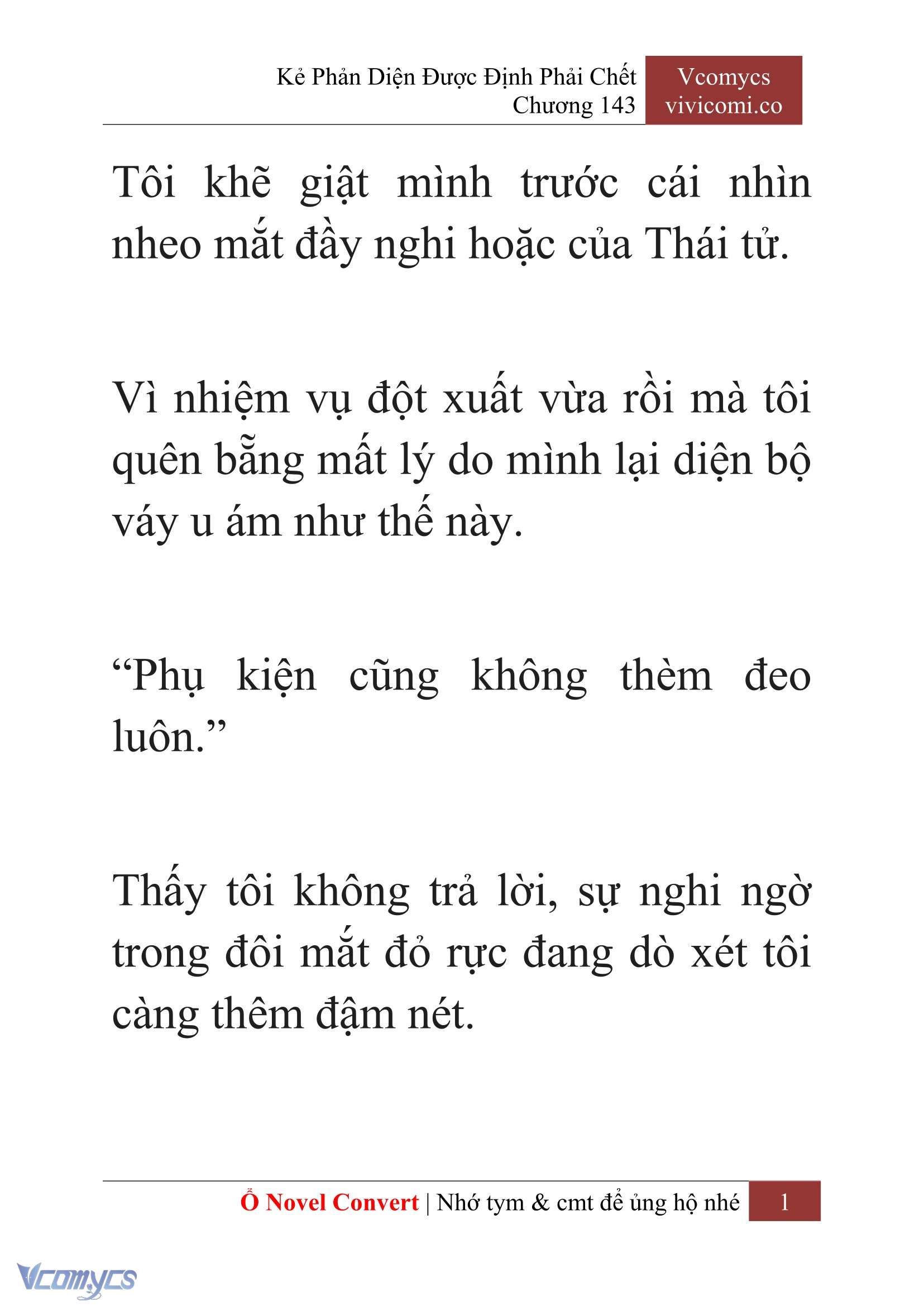 [Novel] Kẻ Phản Diện Được Định Phải Chết Chap 143 - Next Chap 144