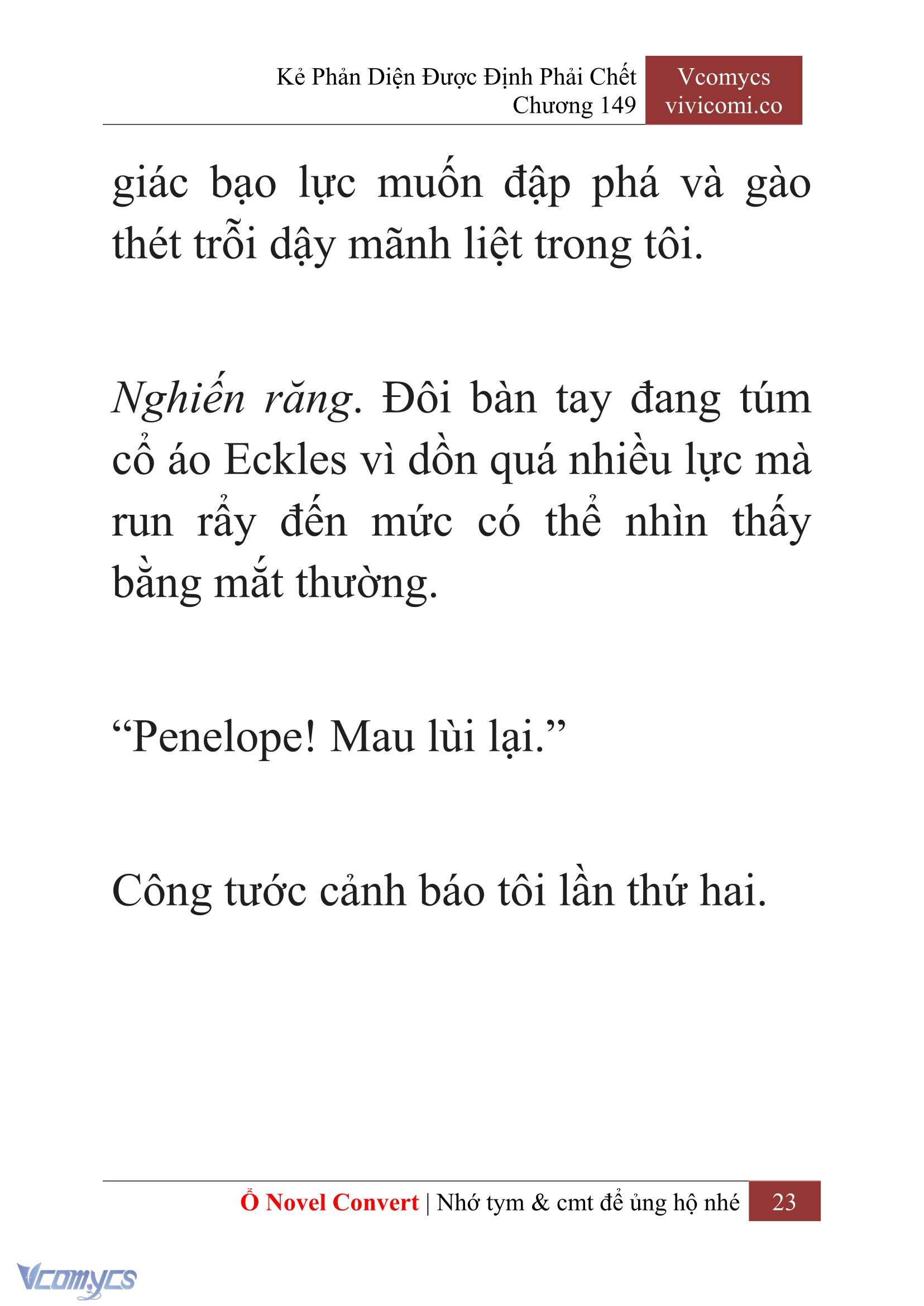 [Novel] Kẻ Phản Diện Được Định Phải Chết Chap 149 - Next Chap 150