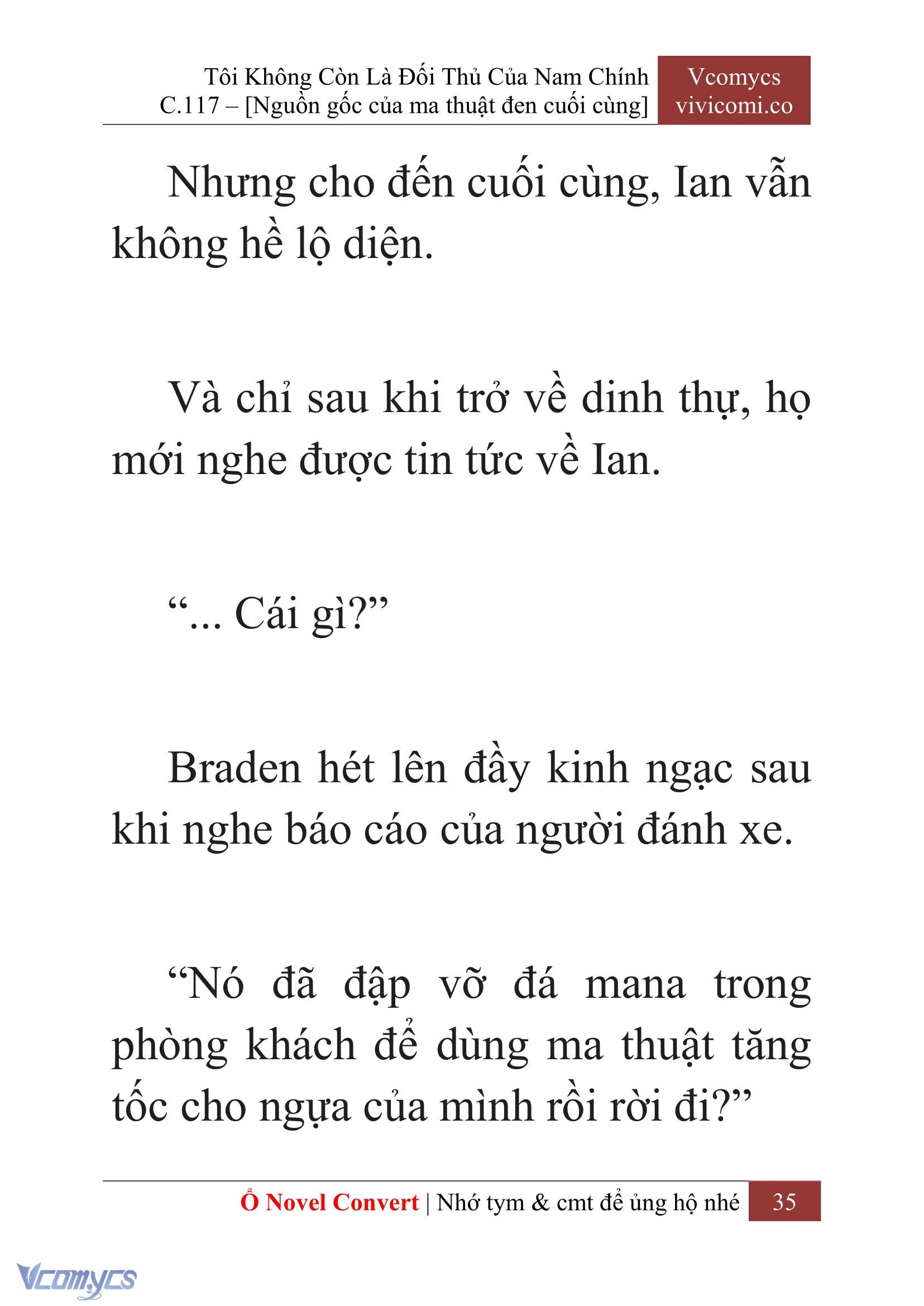 [Novel] Tôi Không Còn Là Đối Thủ Của Nam Chính Chap 117 - Trang 2
