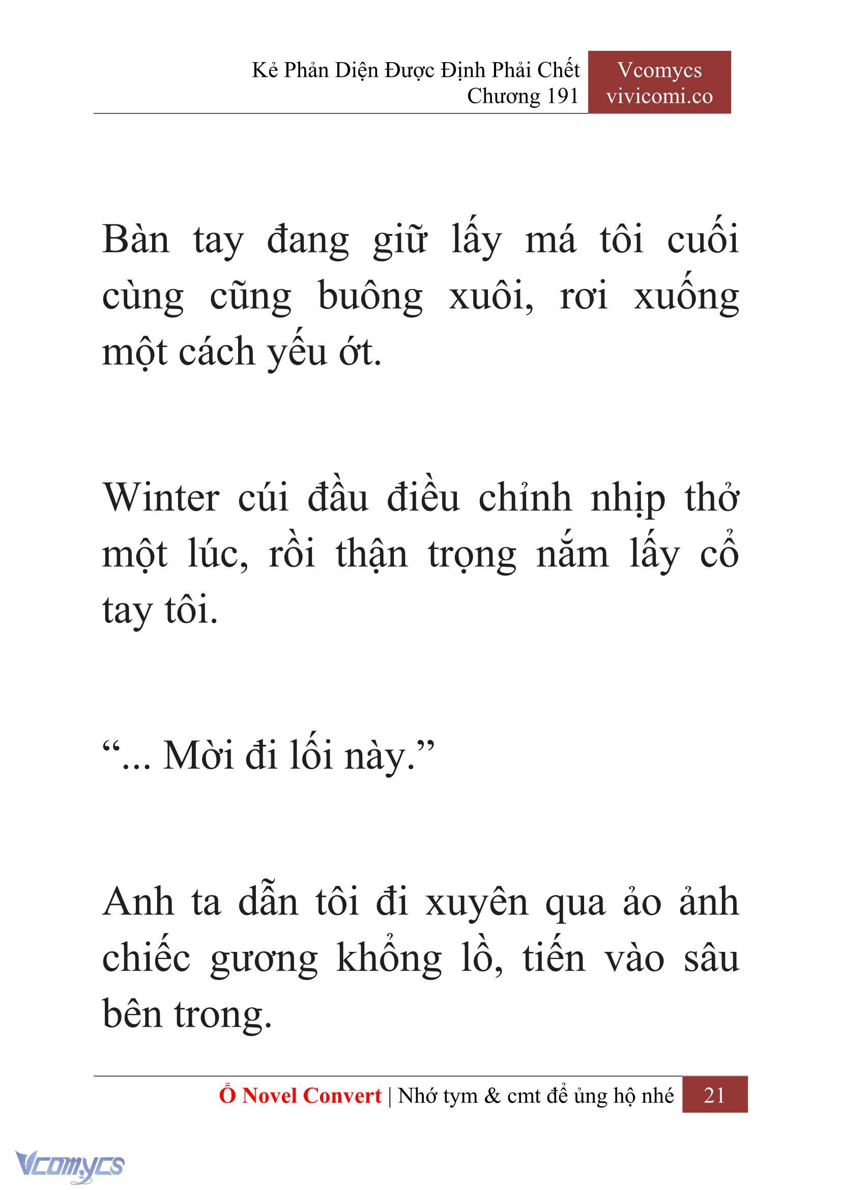 [Novel] Kẻ Phản Diện Được Định Phải Chết Chap 191 - Trang 2