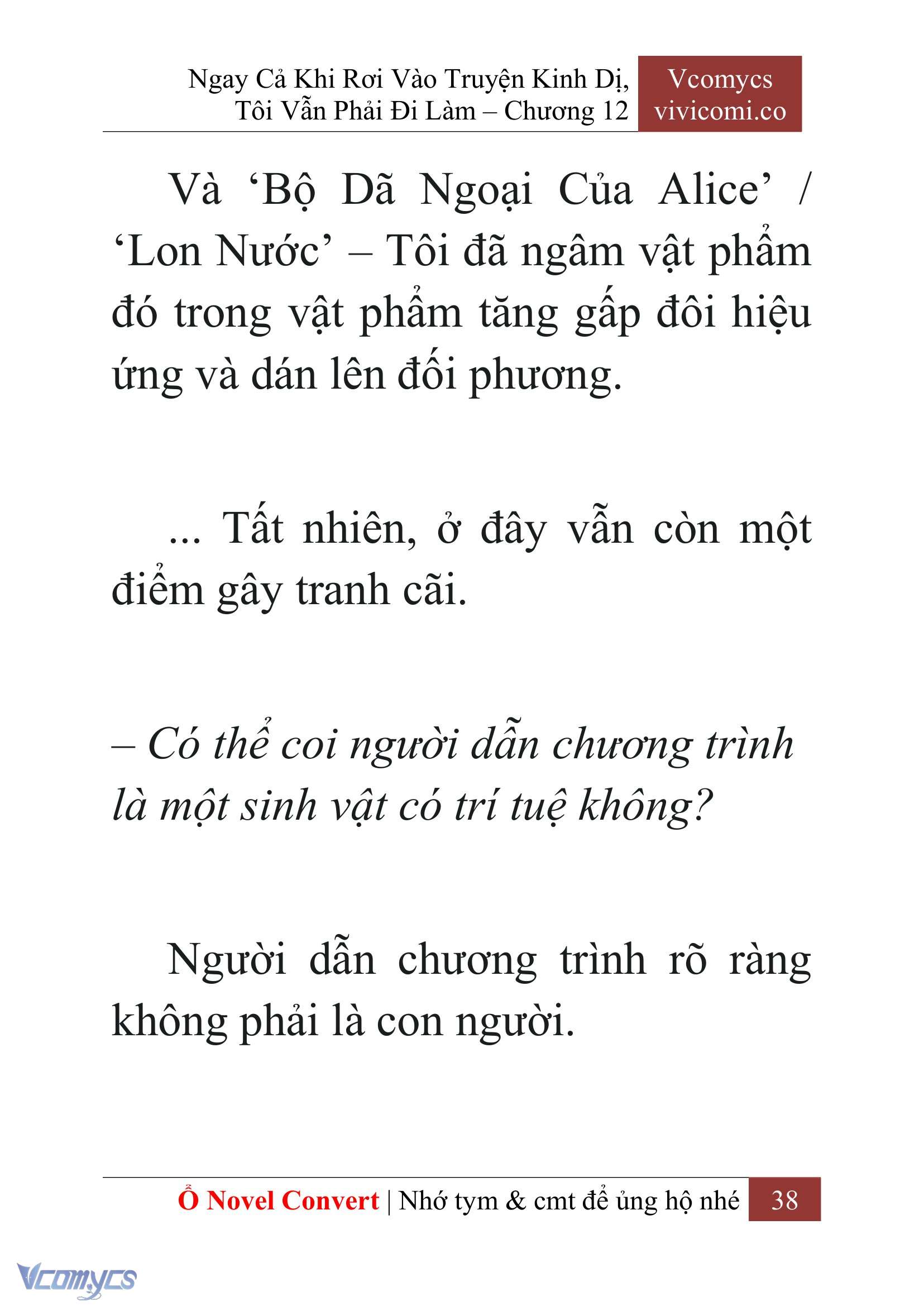 [Novel] Ngay Cả Khi Rơi Vào Truyện Kinh Dị, Tôi Vẫn Phải Đi Làm Chap 12 - Trang 2