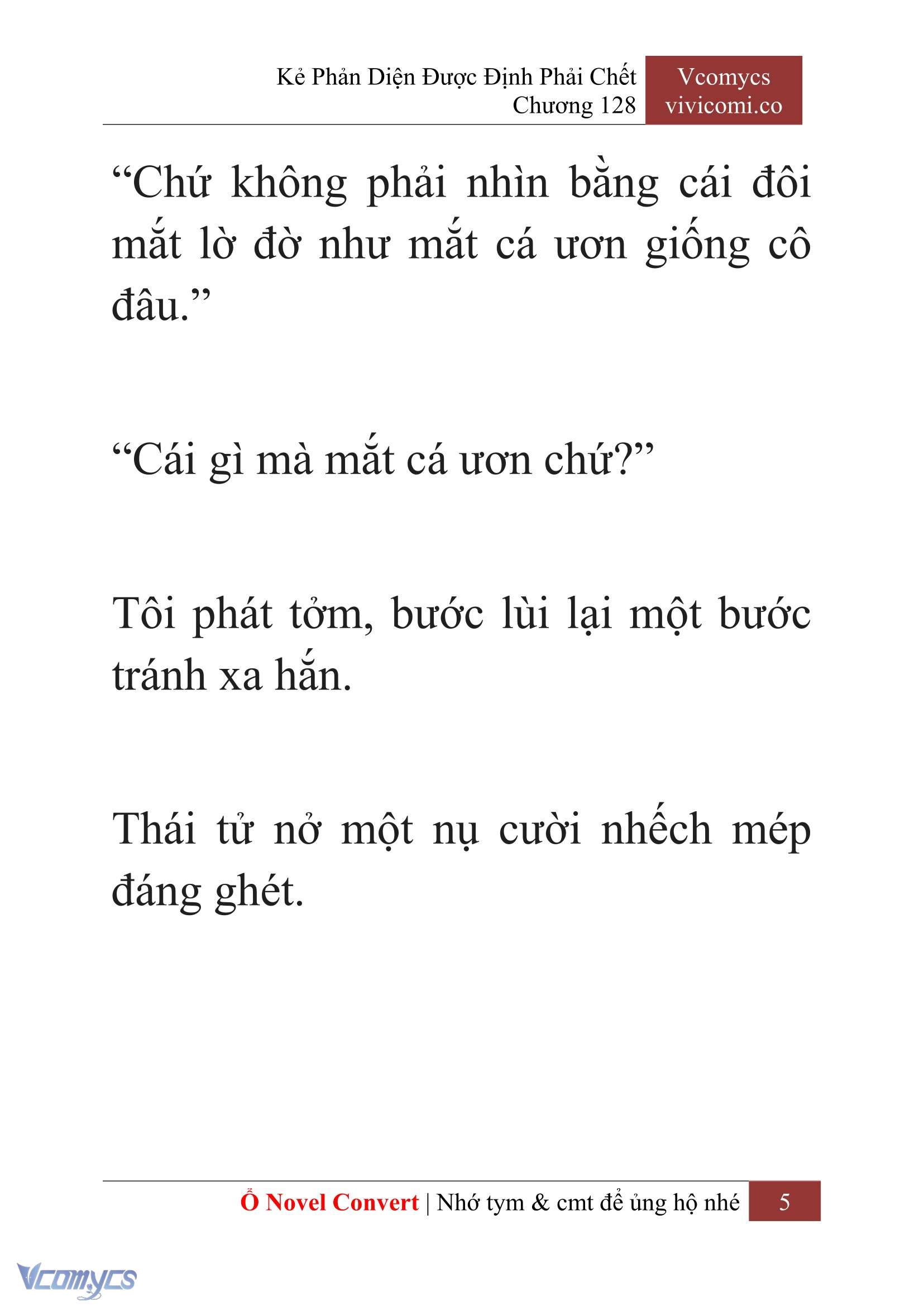 [Novel] Kẻ Phản Diện Được Định Phải Chết Chap 128 - Trang 2