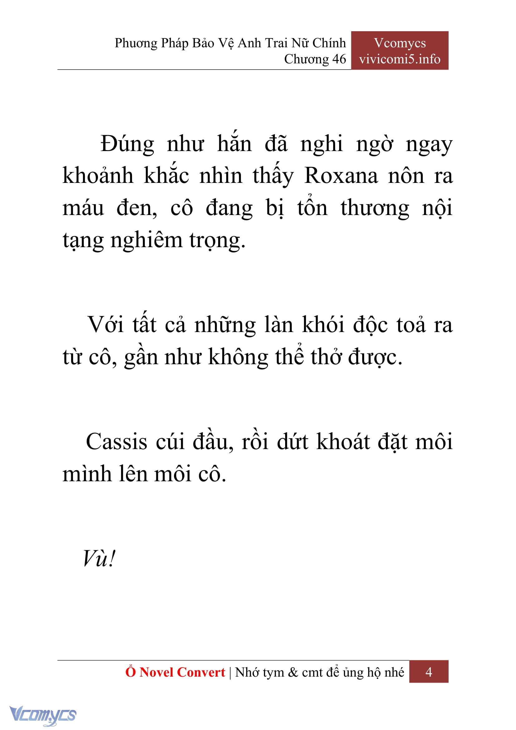 [Novel] Phương Pháp Bảo Vệ Anh Trai Nữ Chính Chap 46 - Trang 2