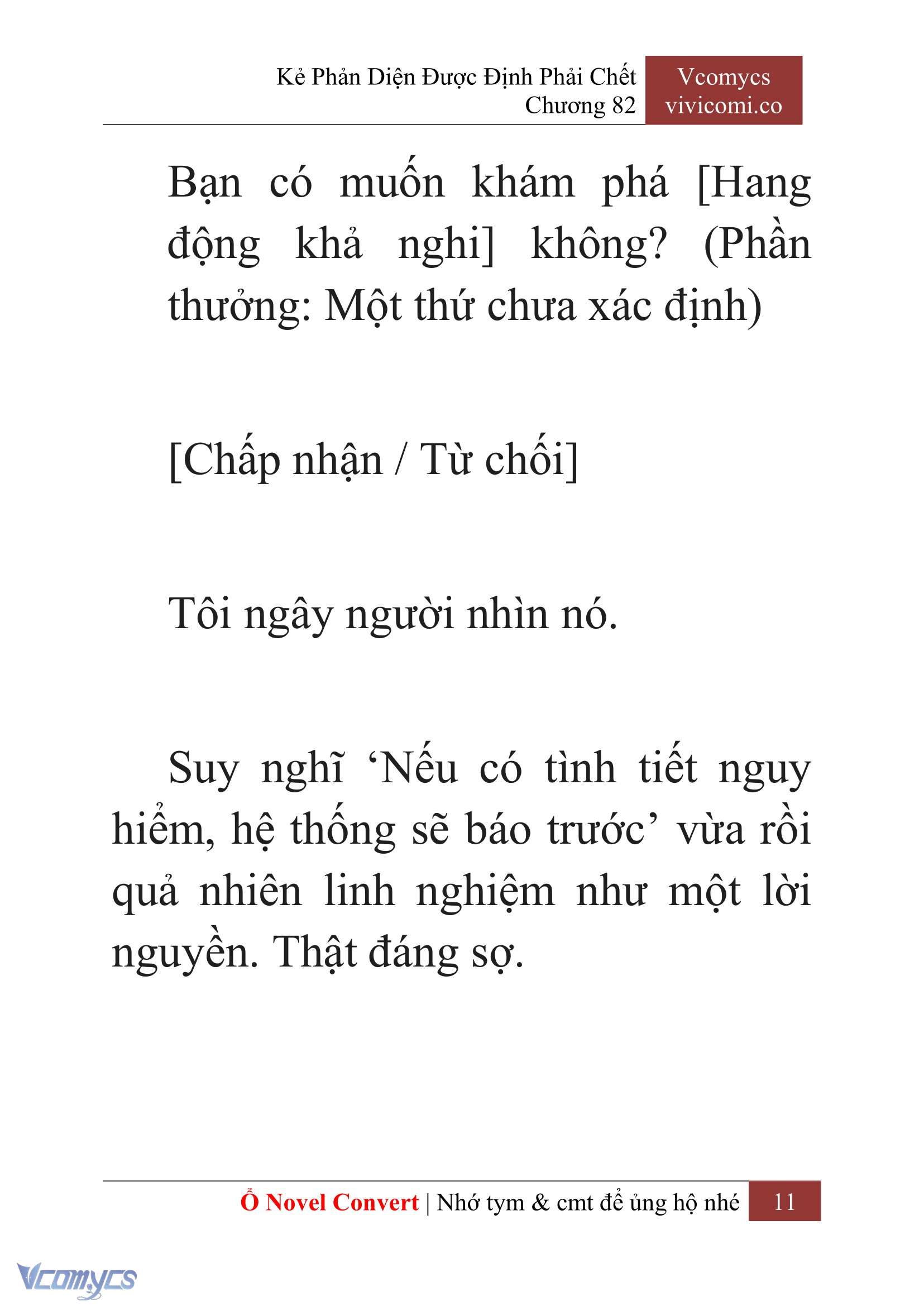 [Novel] Kẻ Phản Diện Được Định Phải Chết Chap 82 - Trang 2