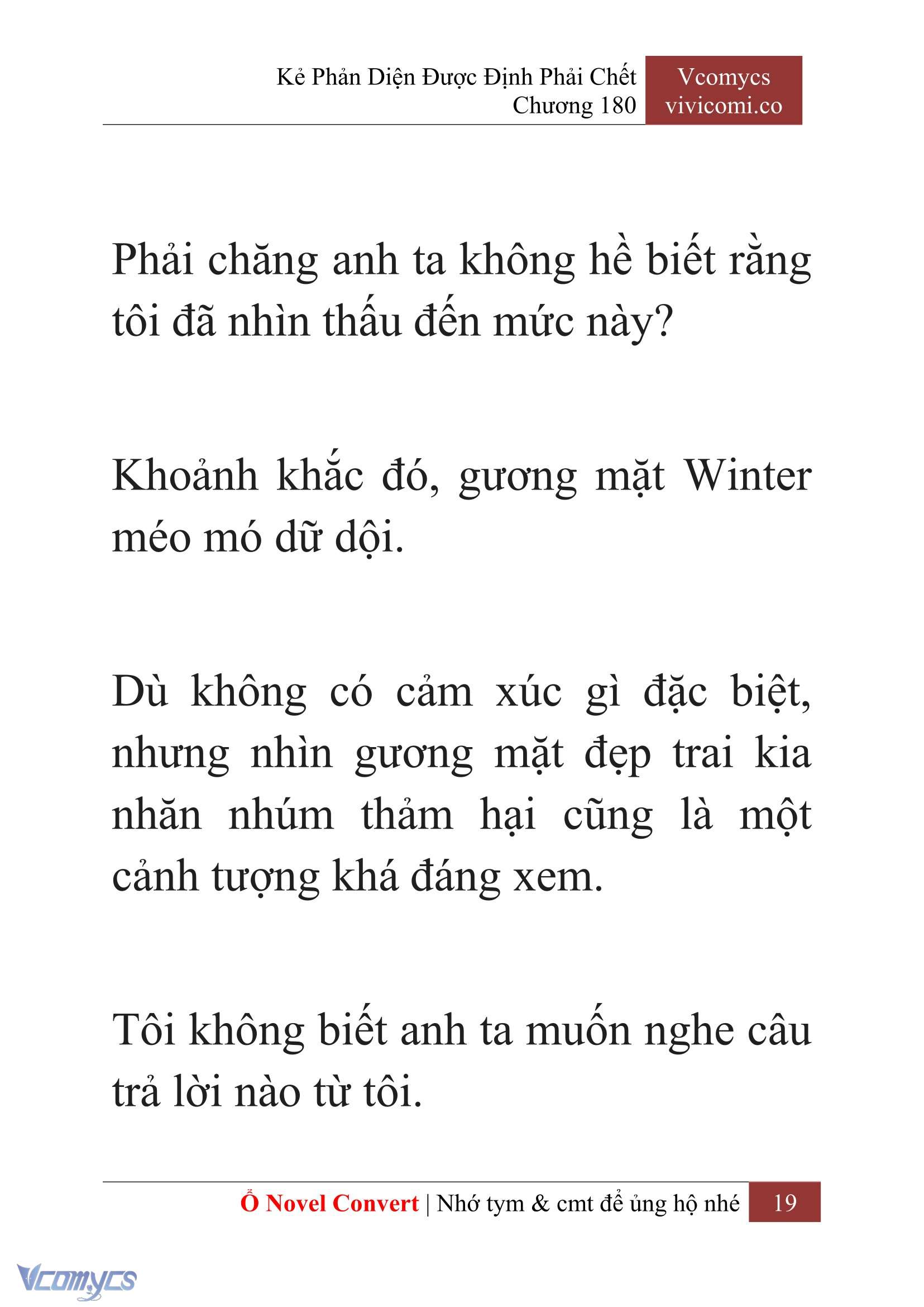 [Novel] Kẻ Phản Diện Được Định Phải Chết Chap 180 - Trang 2