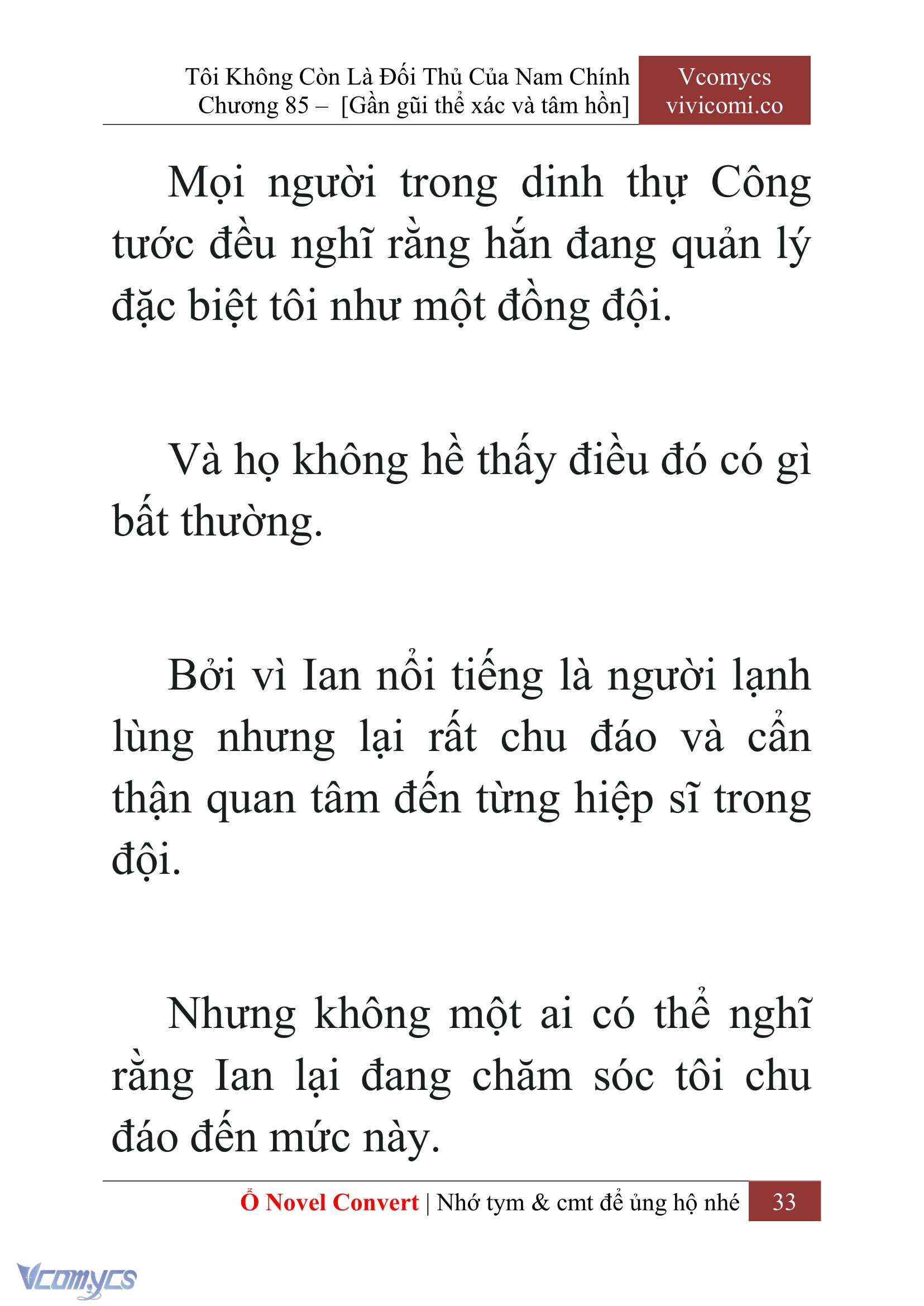 [Novel] Tôi Không Còn Là Đối Thủ Của Nam Chính Chap 85 - Trang 2