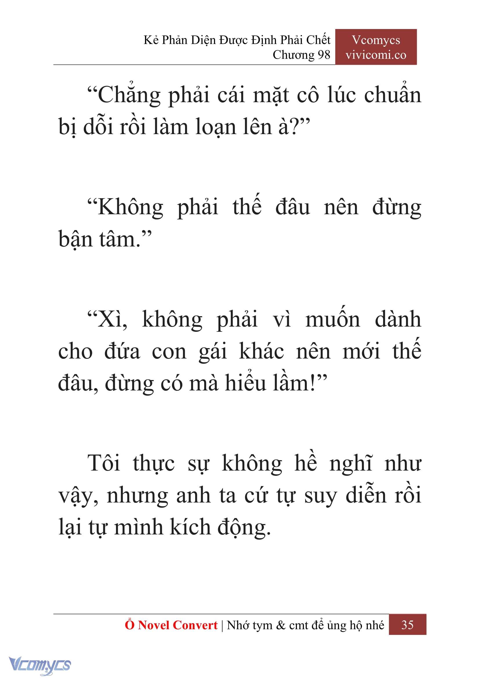 [Novel] Kẻ Phản Diện Được Định Phải Chết Chap 98 - Next Chap 99