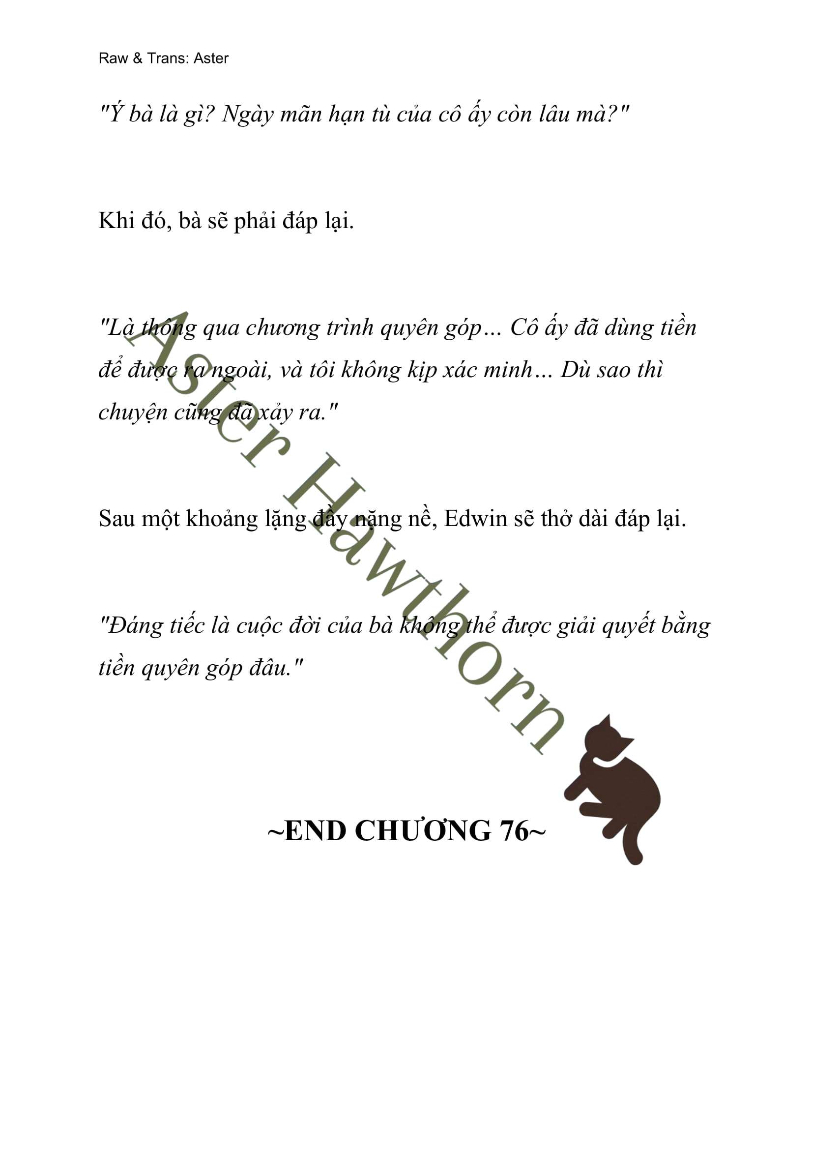 [NOVEL] Tình Yêu Chốn Ngục Tù Chap 76 - Trang 2