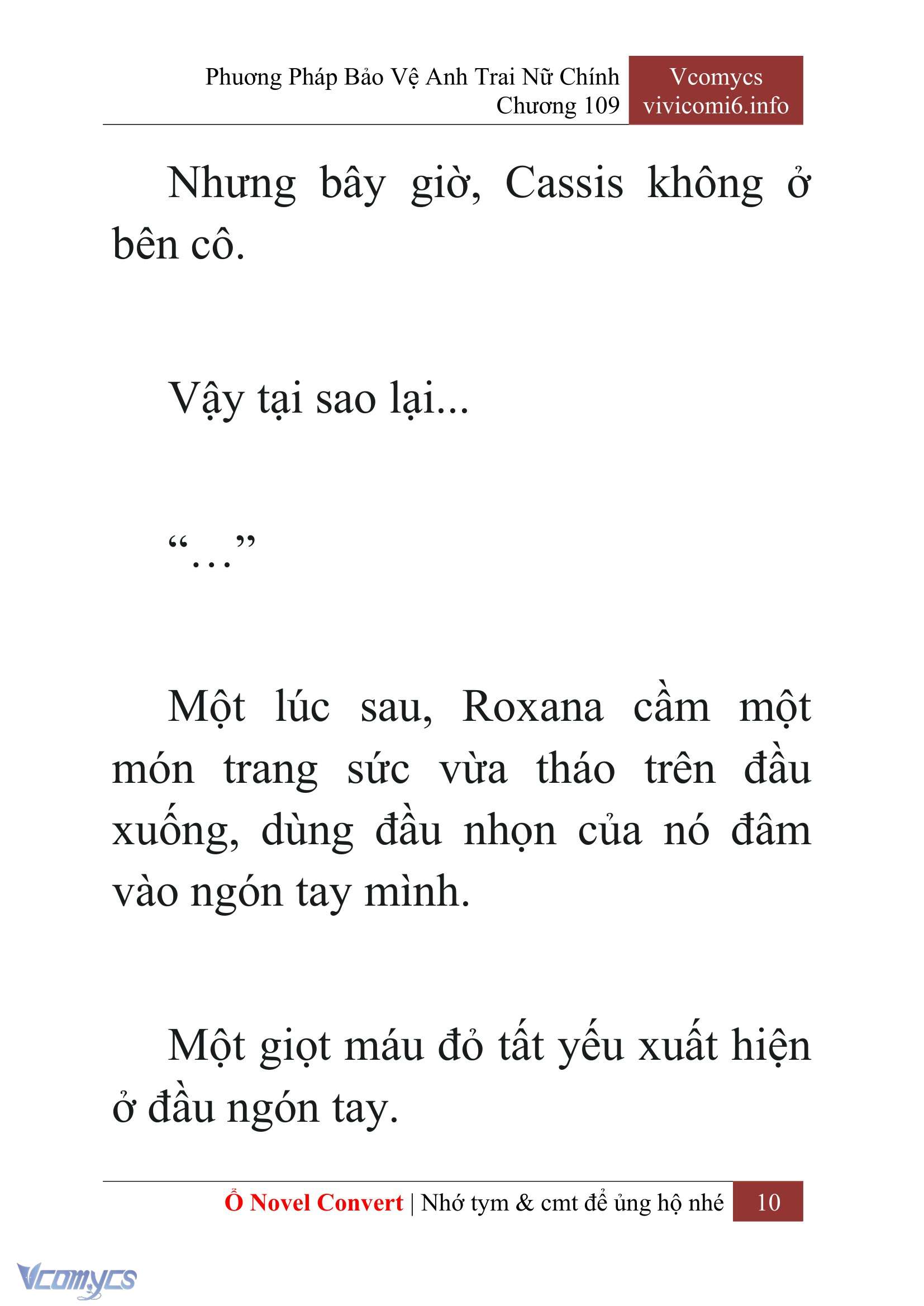 [Novel] Phương Pháp Bảo Vệ Anh Trai Nữ Chính Chap 109 - Trang 2