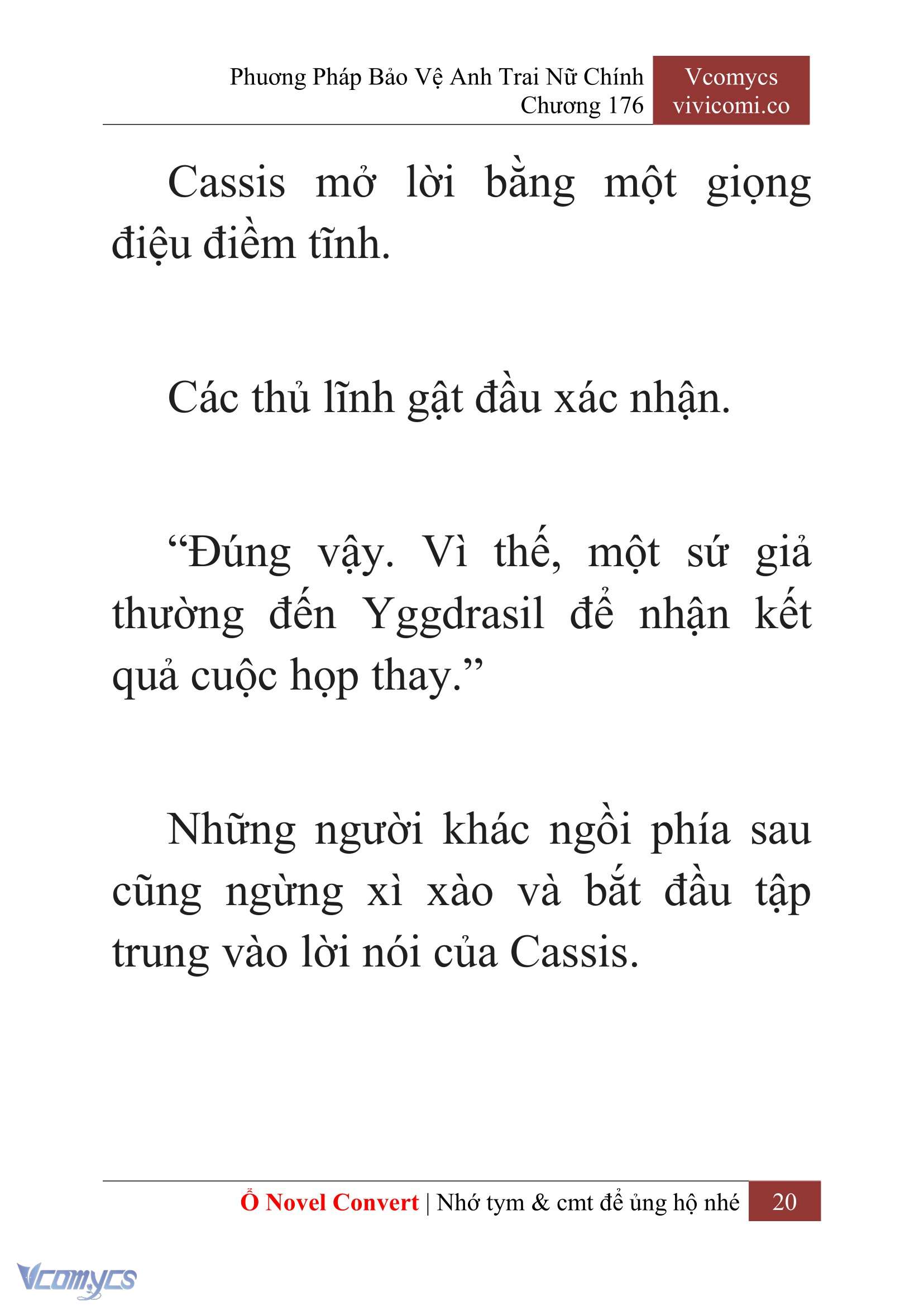 [Novel] Phương Pháp Bảo Vệ Anh Trai Nữ Chính Chap 176 - Trang 2